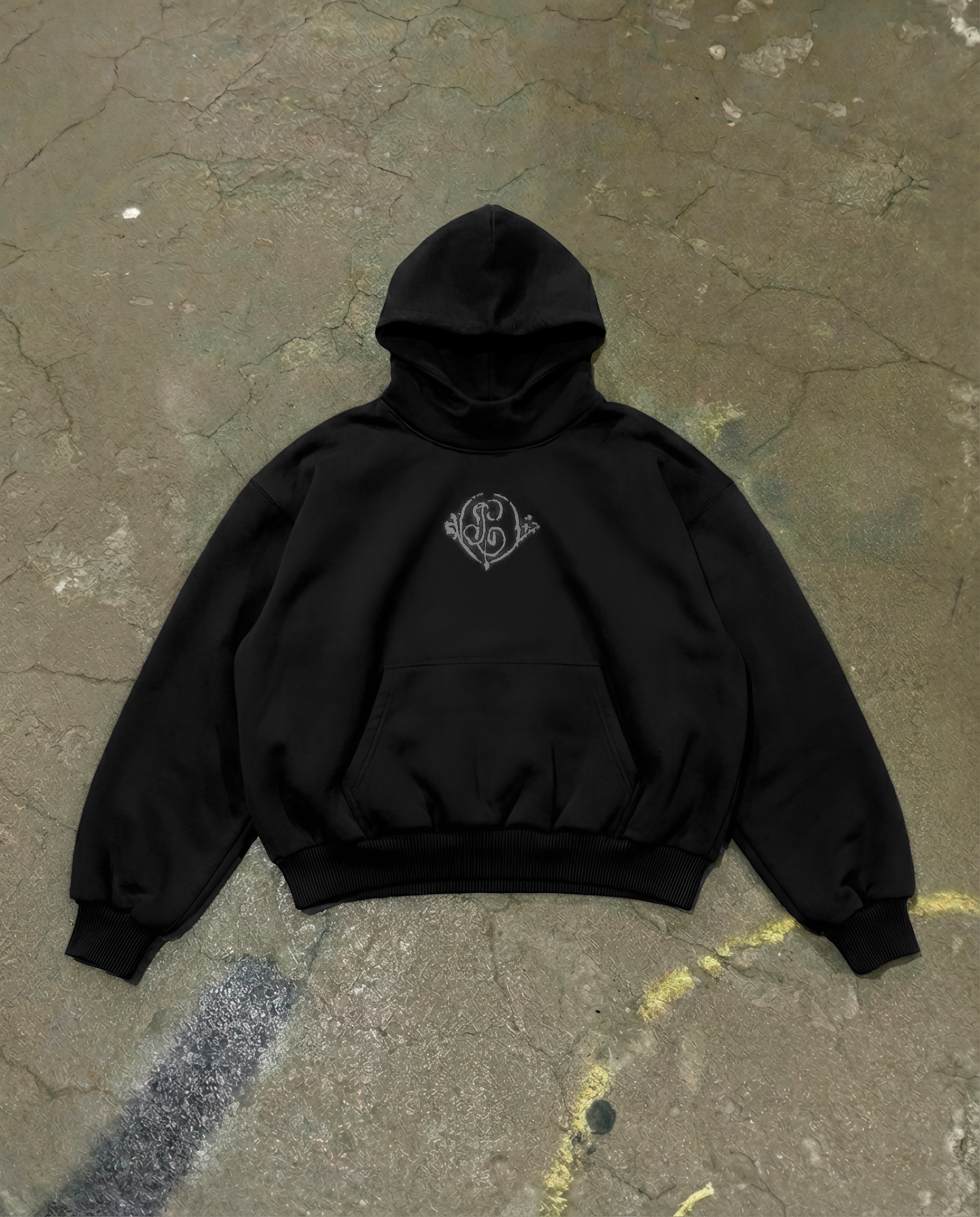 Dinastía escudo Hoodie Vantablack