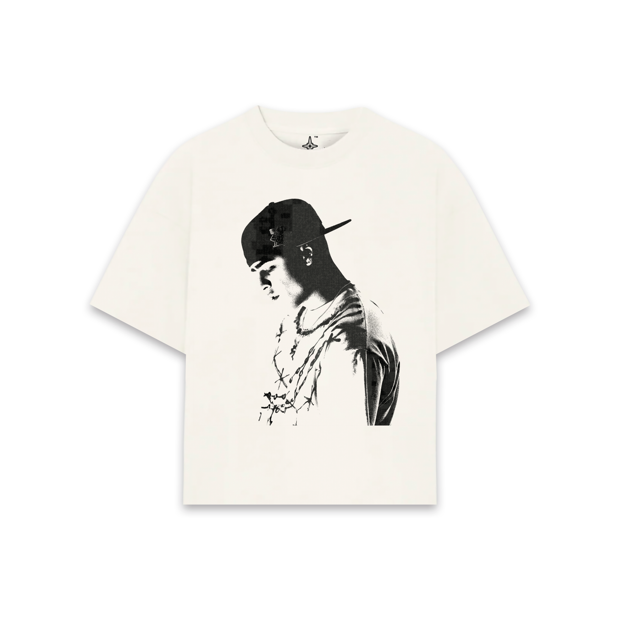 Adán Cruz Face Hueso T-Shirt