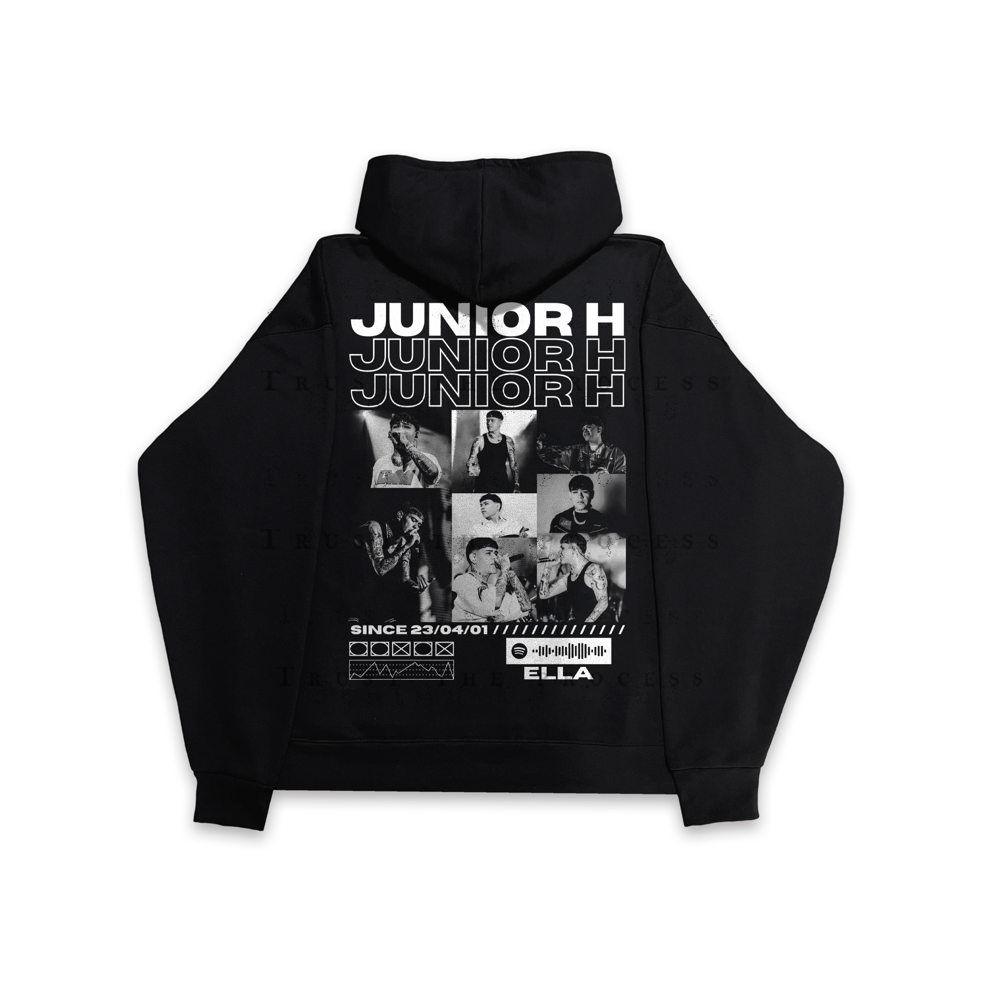 Junior H Only You blue Hoodie Oversized