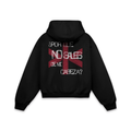 MALASNOTICIAS. Cherry Hoodie Vantablack