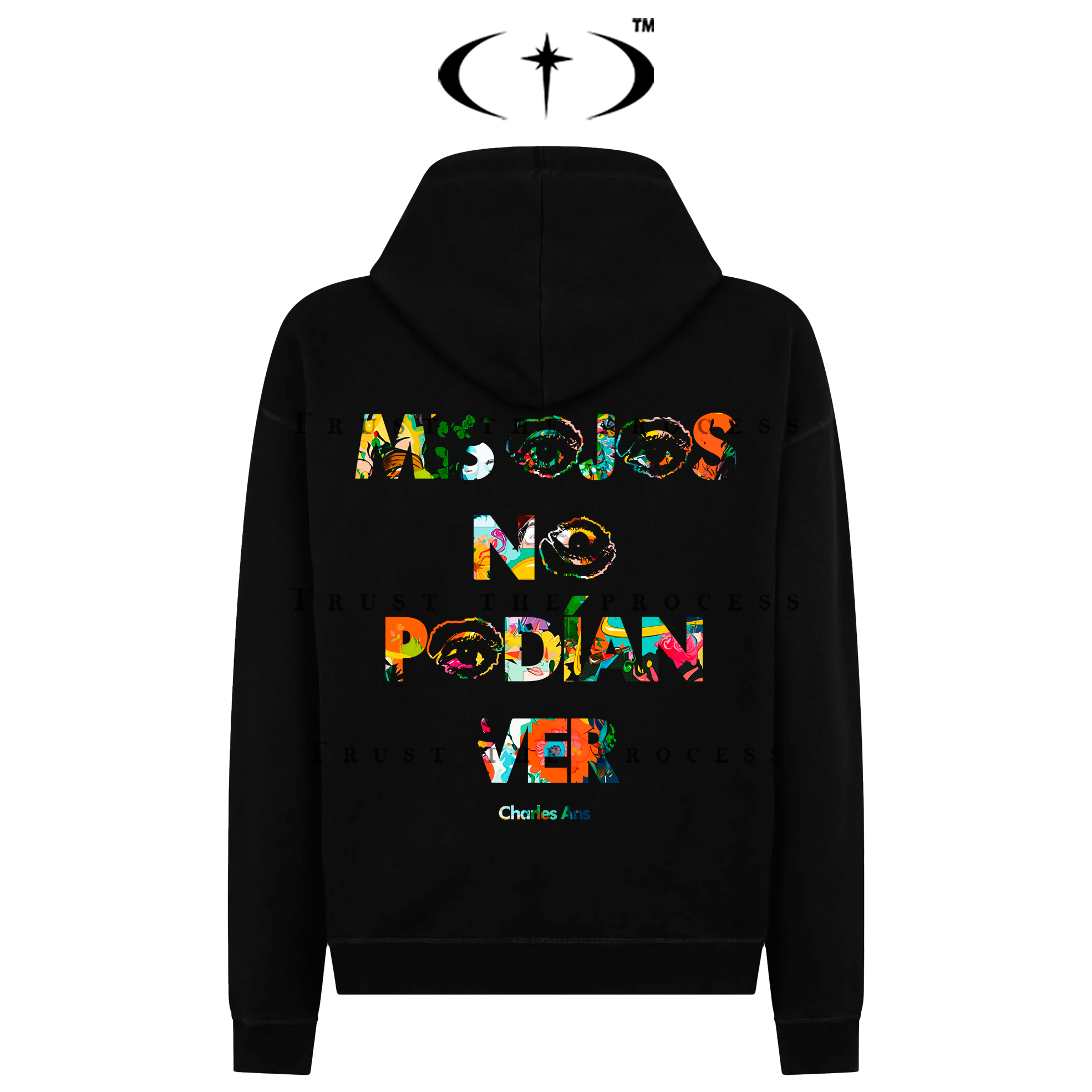 Mis Ojos No Podían Ver Texto Hoodie Regular Fit