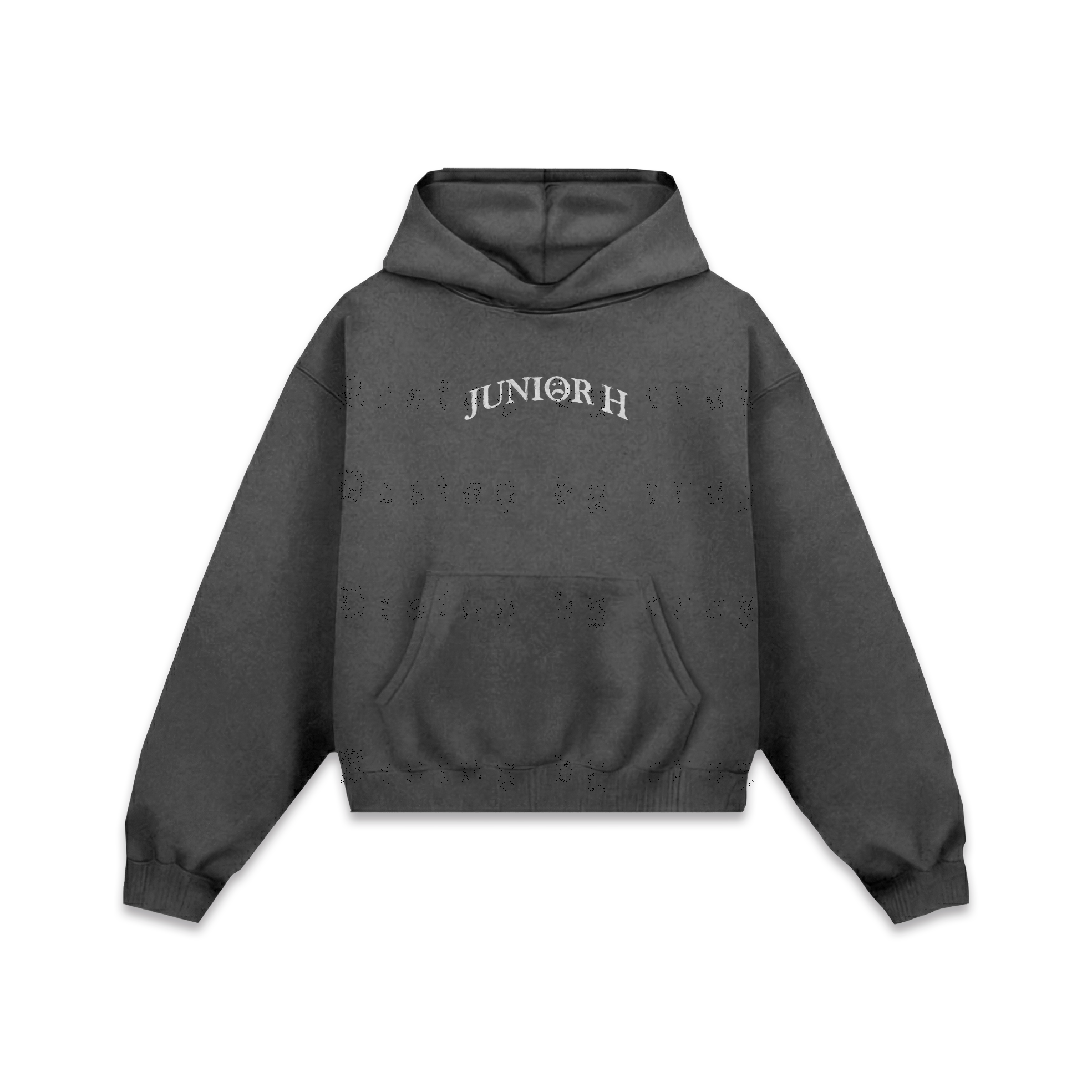 Mi vida en un cigarro 2 Hoodie Gris Oxford