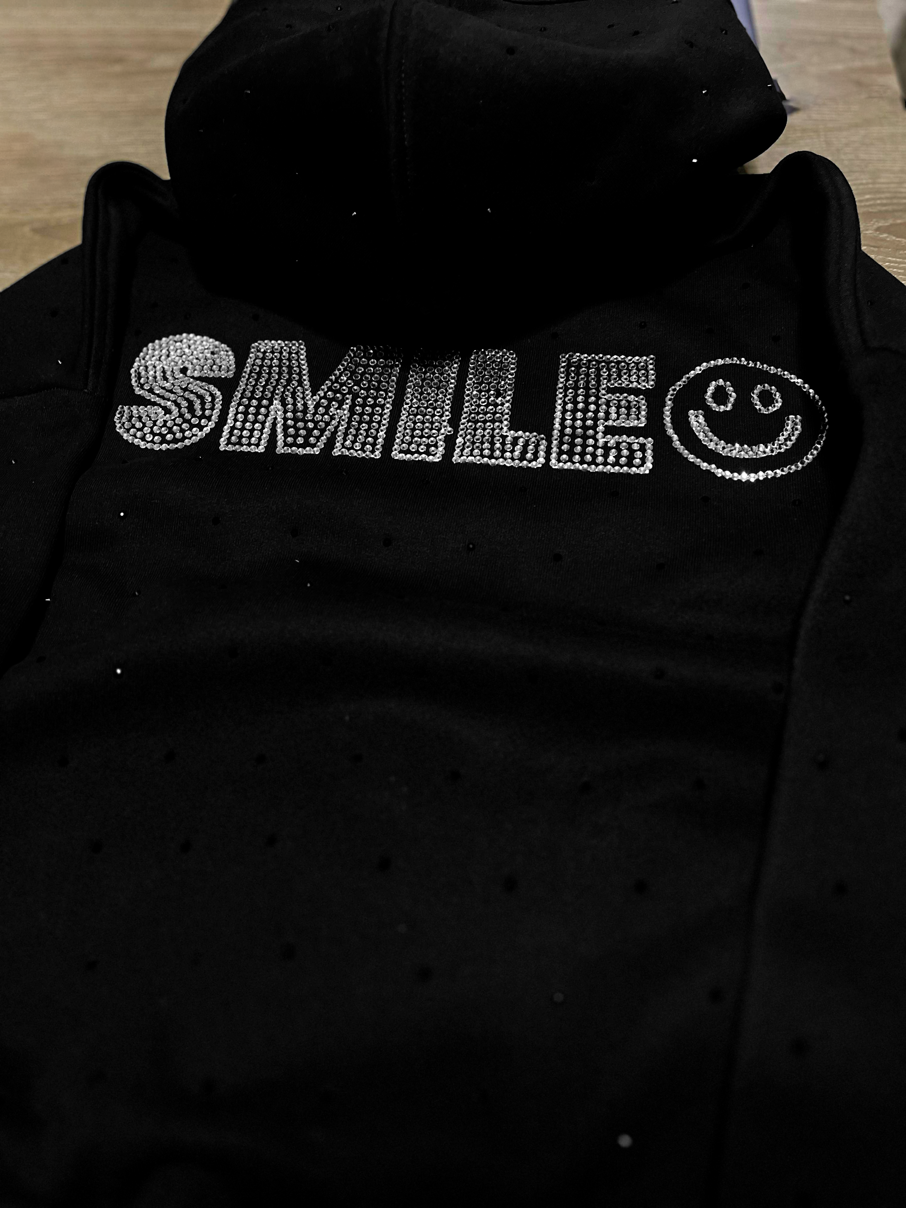 Smile Carita Crystals Hoodie
