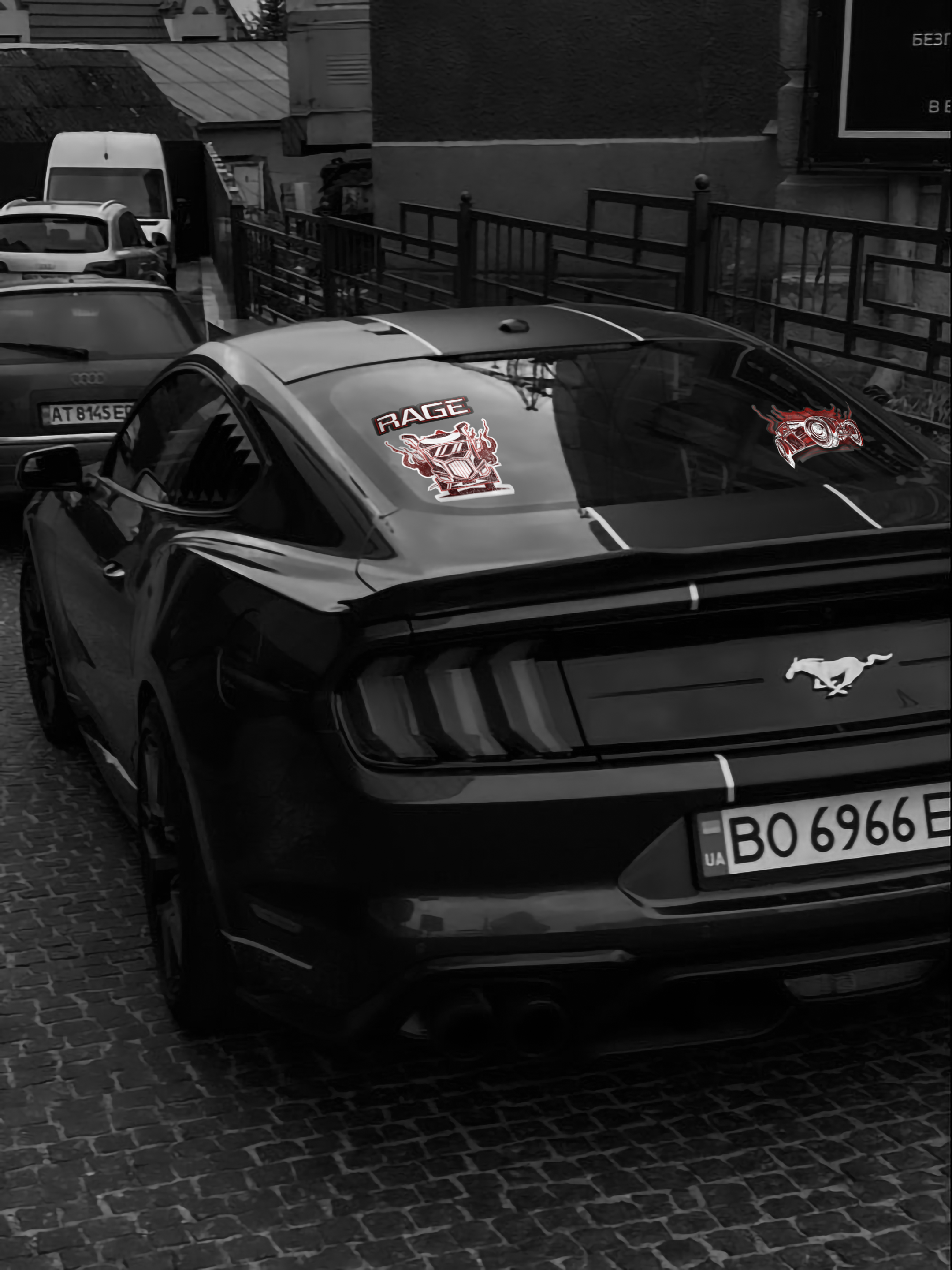 RAGE +40 Stickers 3D Barnizados