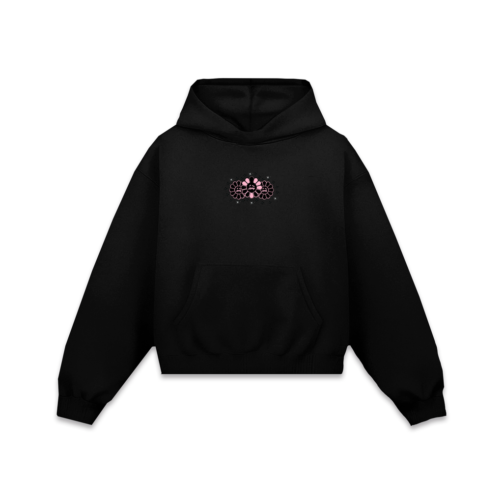 Muratravis Pink Crystals Hoodie Oversized