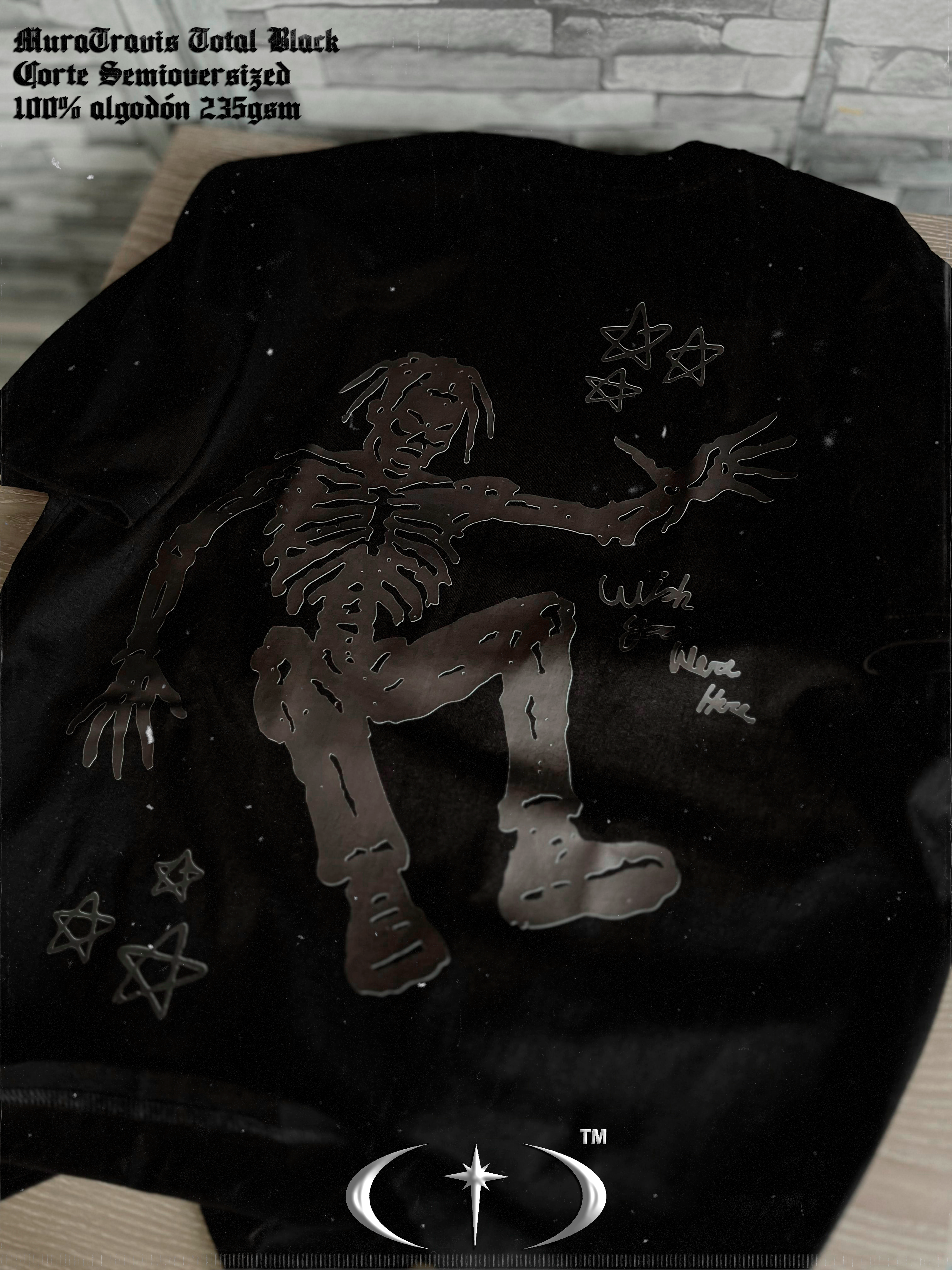 MuraTravis Total Black T-Shirt