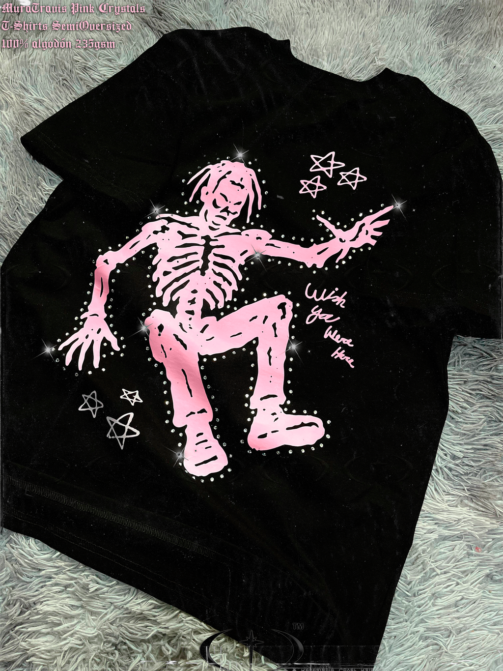 MuraTravis T-Shirt Pink Crystals