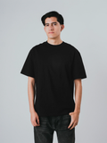 Semioversized T-Shirt Negra 250 GSM
