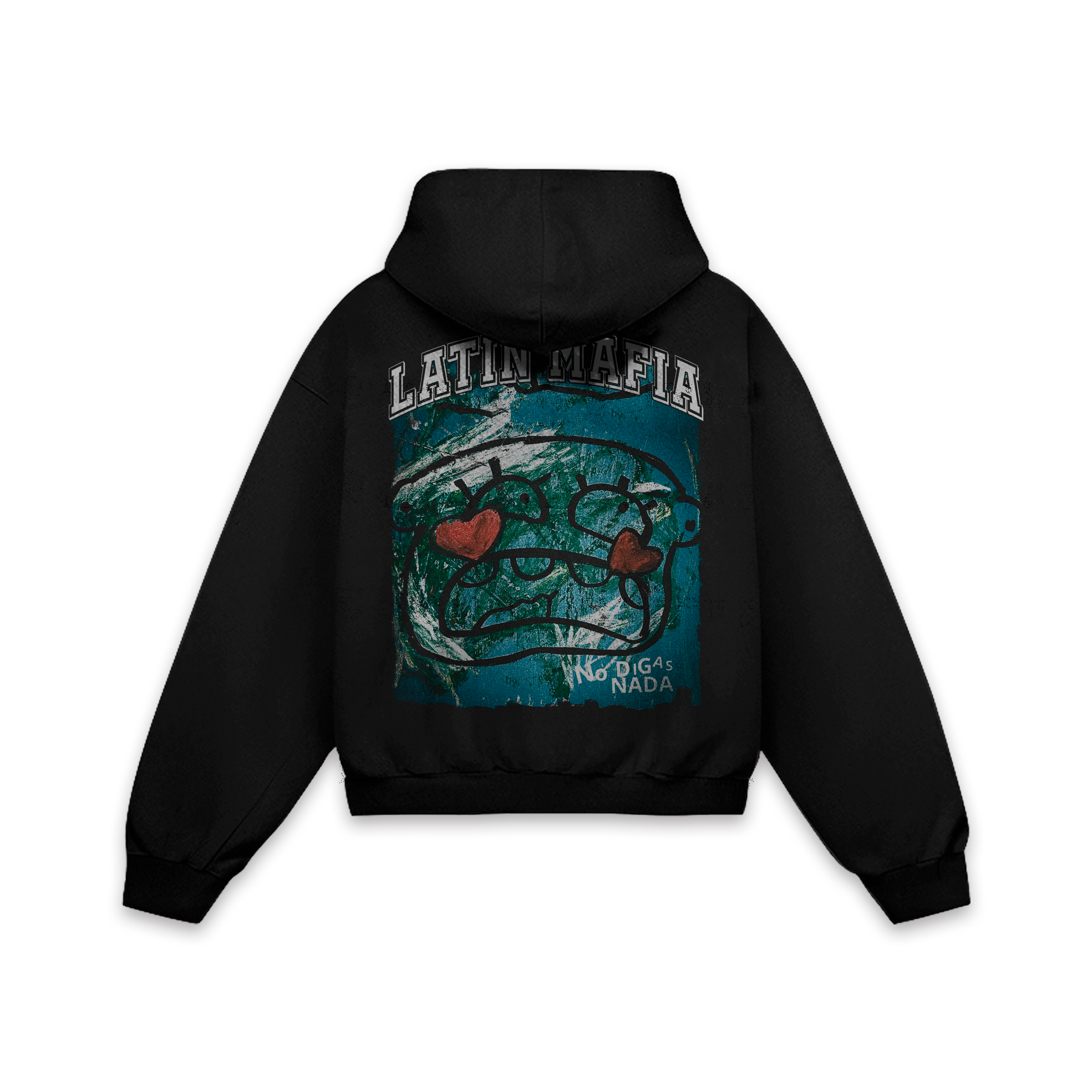 No digas nada Hoodie Vantablack