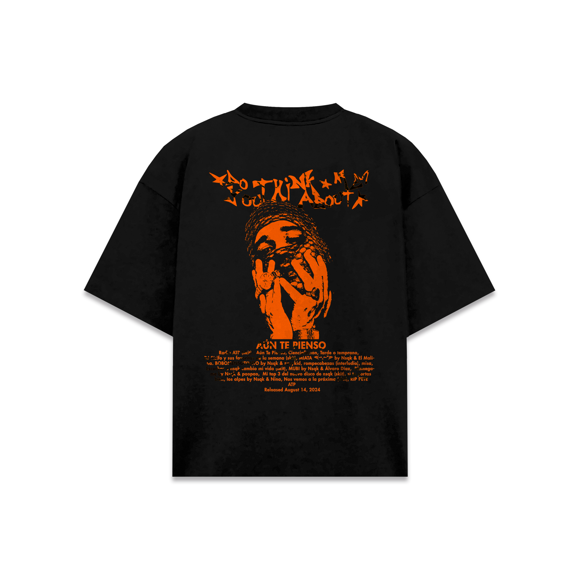 Nsqk ATP Black T-Shirt Essential