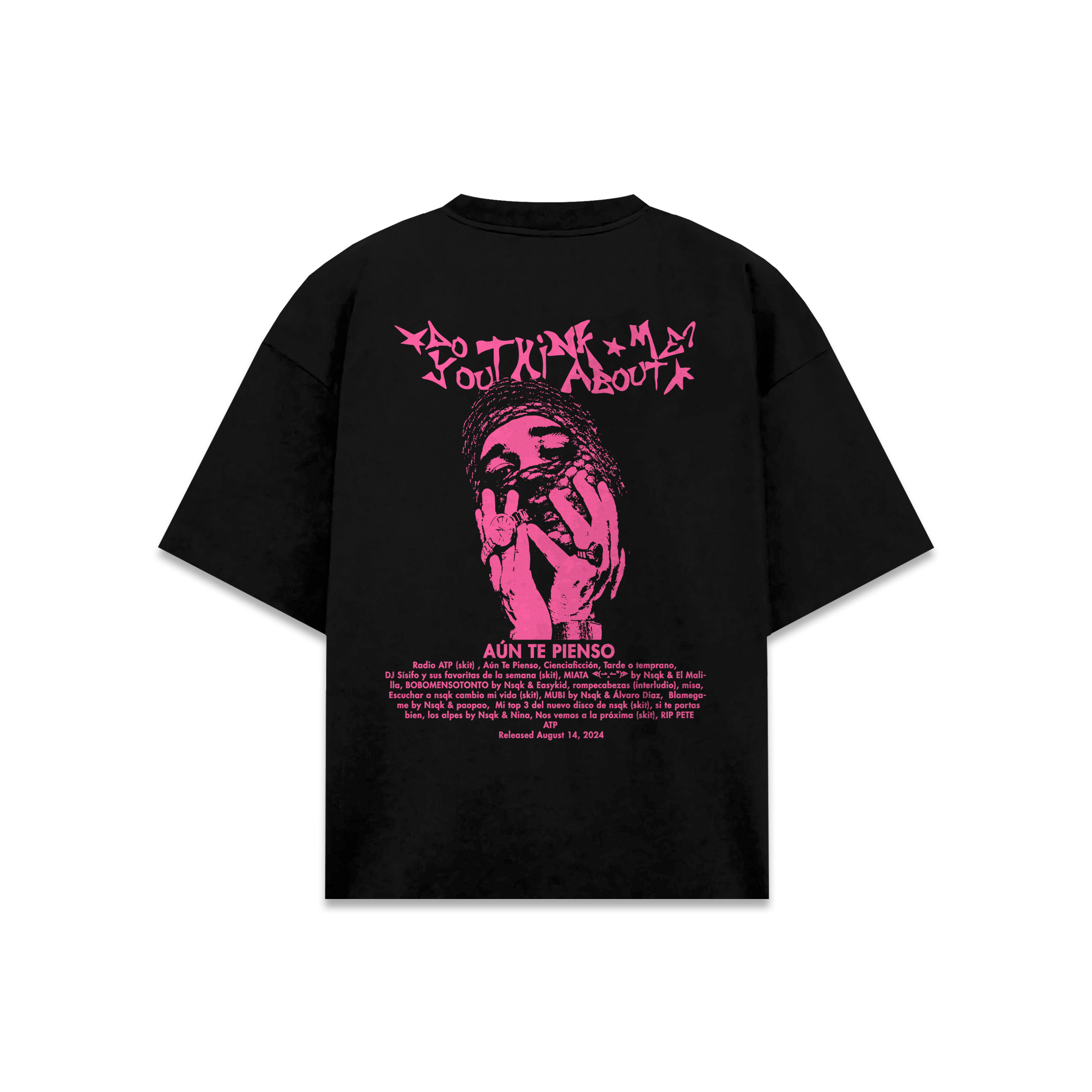 Nsqk ATP Pink Black T-Shirt Essential