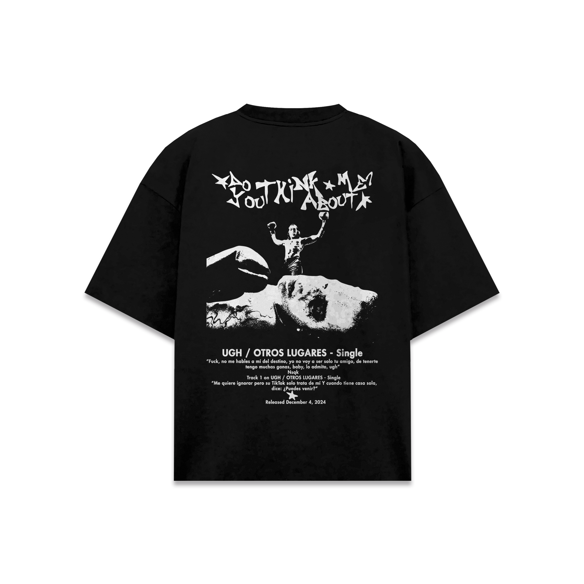 Nsqk UGH Black T-Shirt Essential