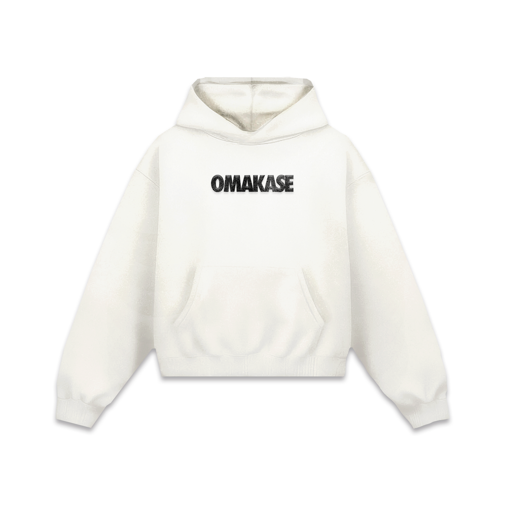 Omakase Puff Basic Hoodie Ivory