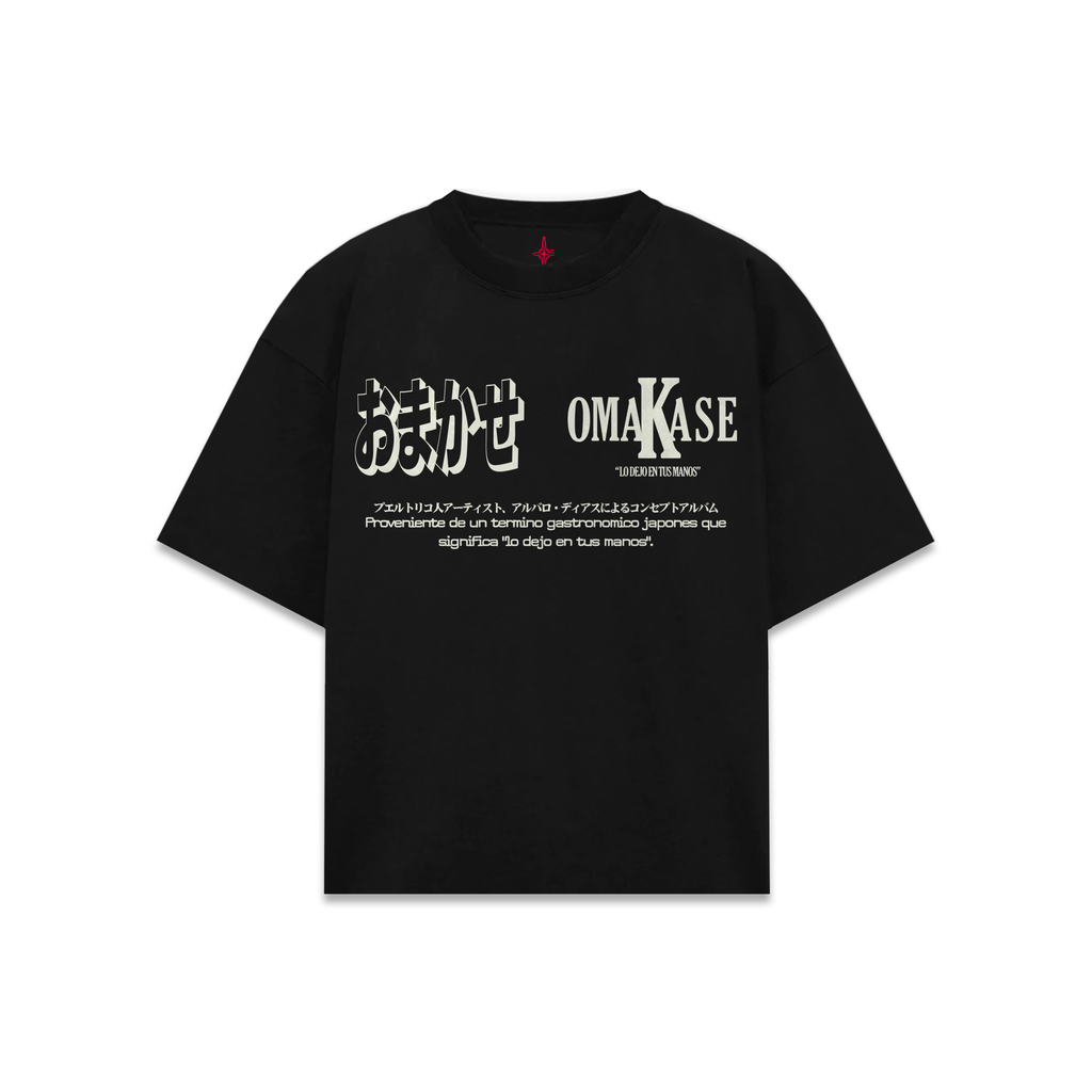 Omakase Text Black T-Shirt Essential
