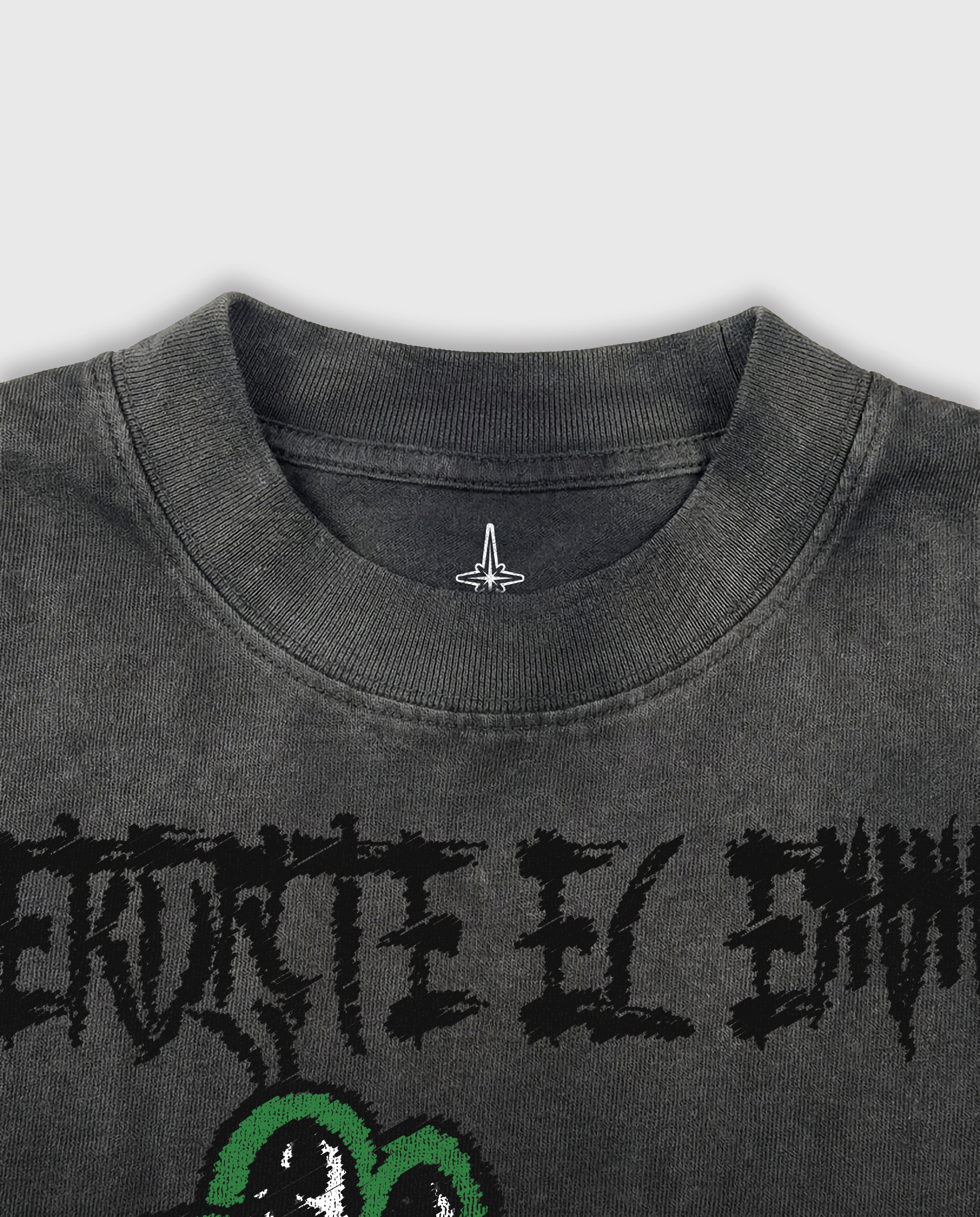 PERDISTE EL EMMY. Sun Fade Black T-Shirt
