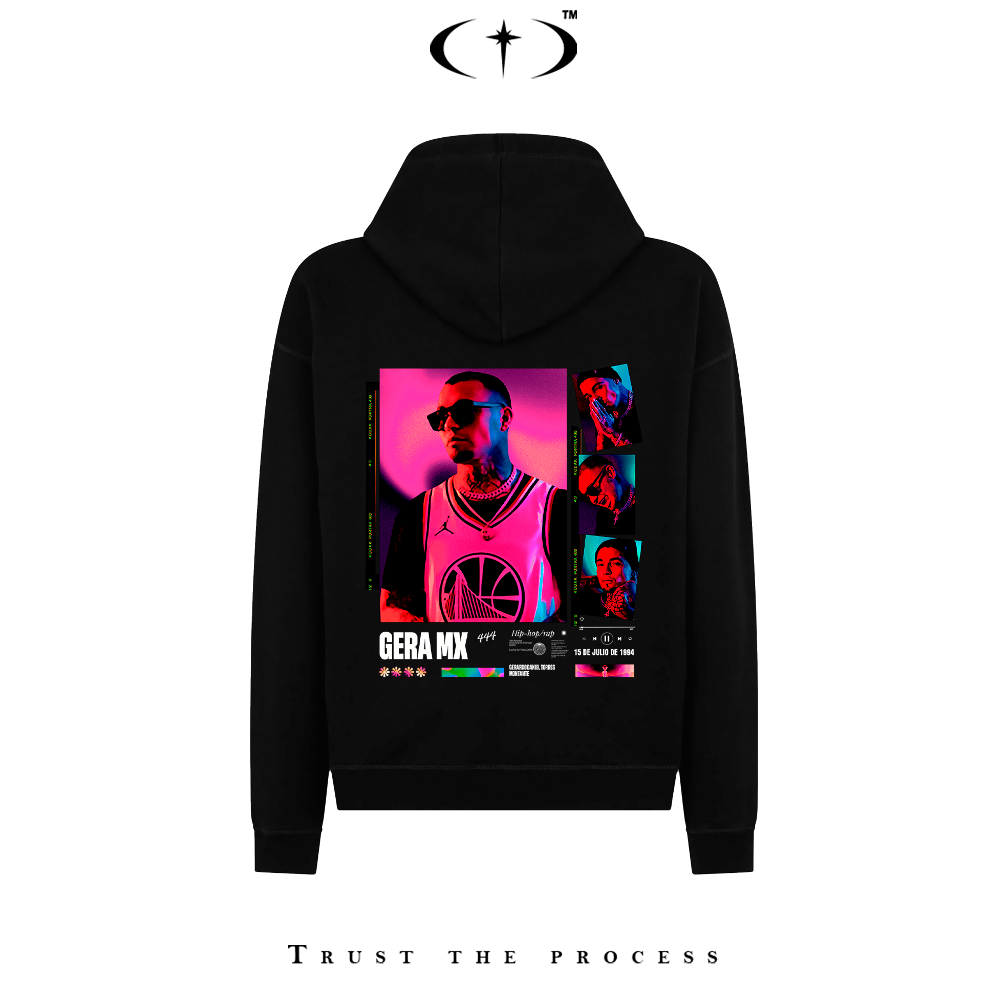 Gera Purple Hoodie Regular Fit