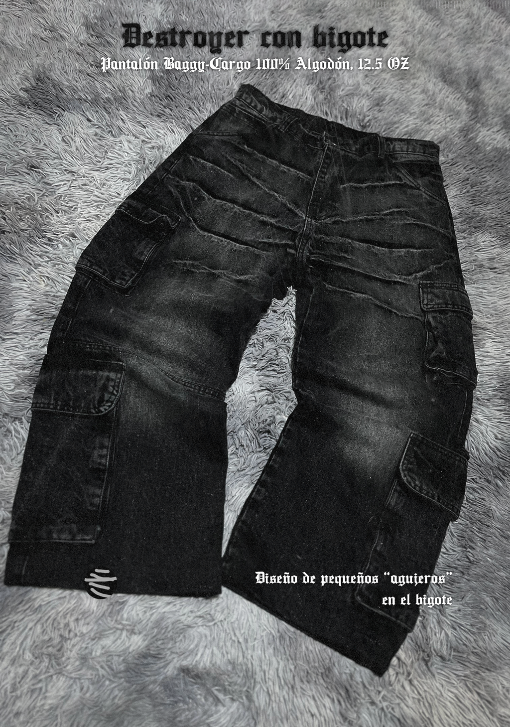 Destroyer Black Washed Jeans Premium