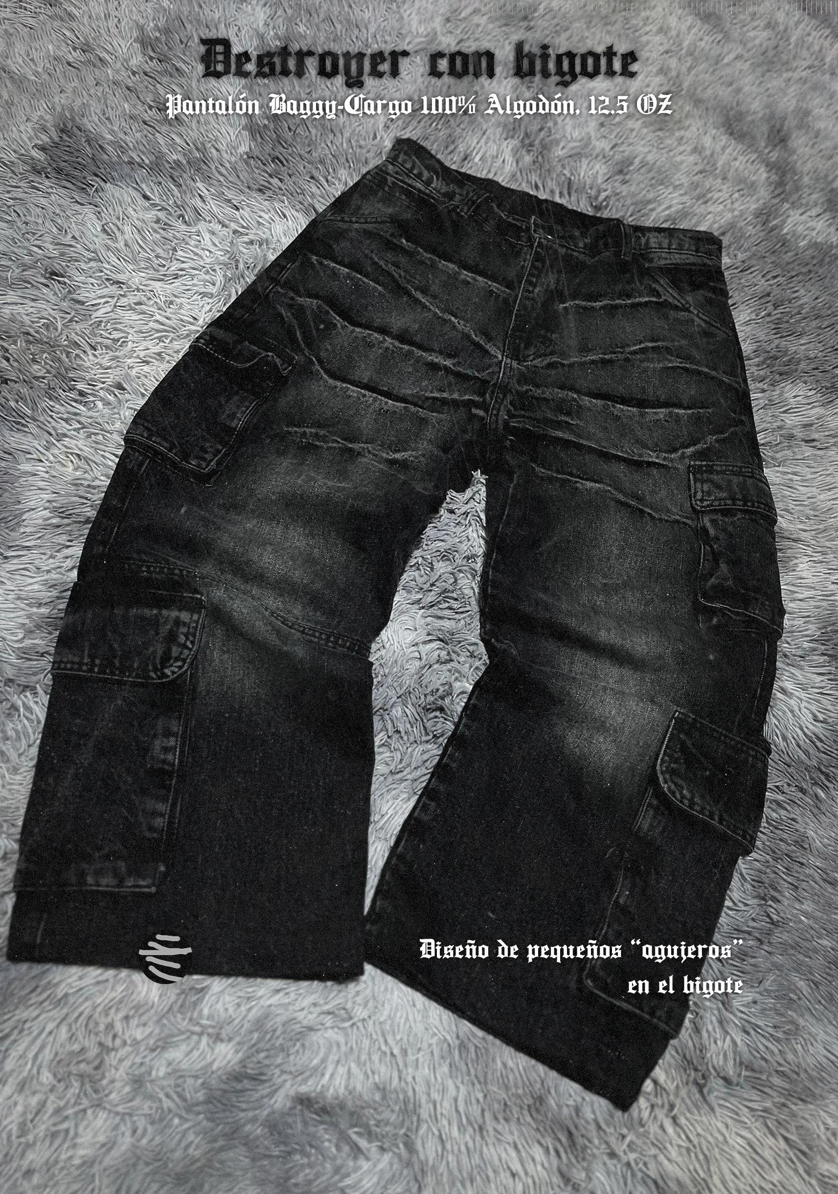Destroyer Black Washed Jeans Premium