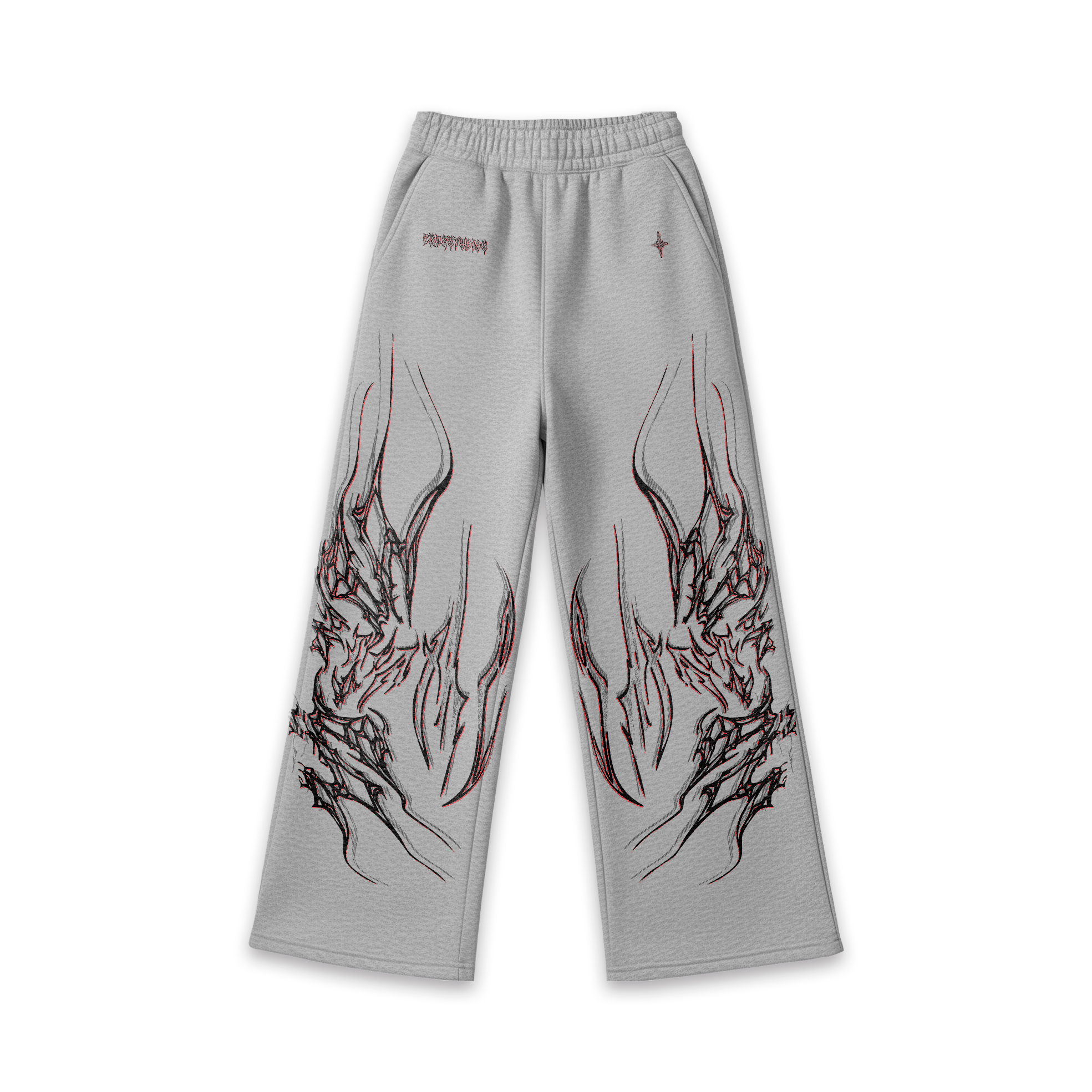 Dark Savage Baggy Jogger Pants Jaspe