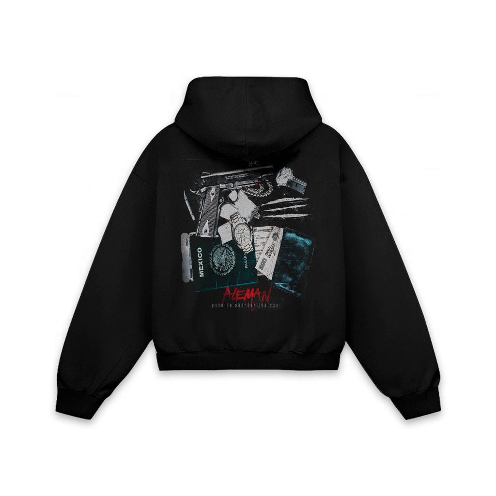 Pase de abordar Hoodie Vantablack