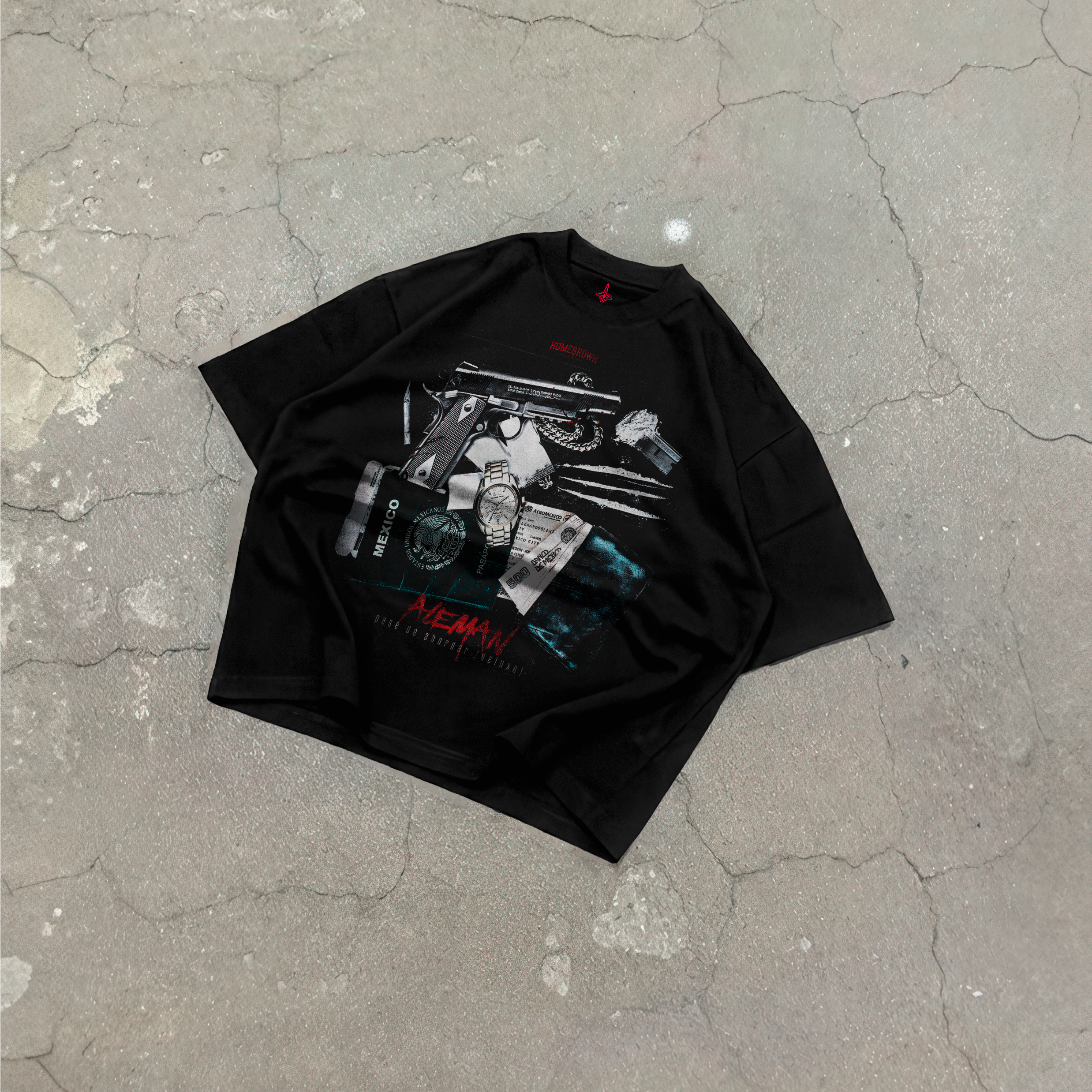 Pase de abordar Black T-Shirt