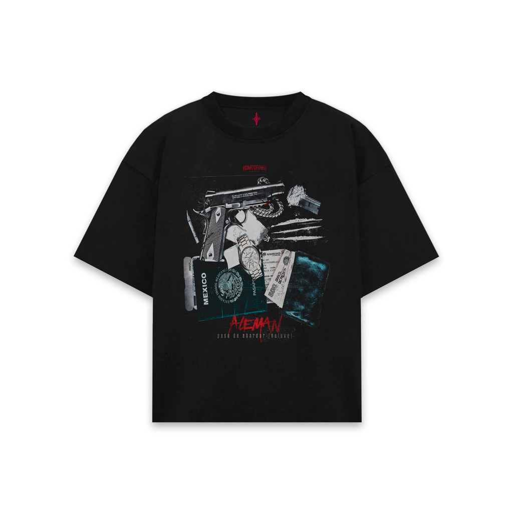 Pase de abordar Black T-Shirt
