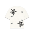 Fallen Angel Glitter Hueso T-Shirt