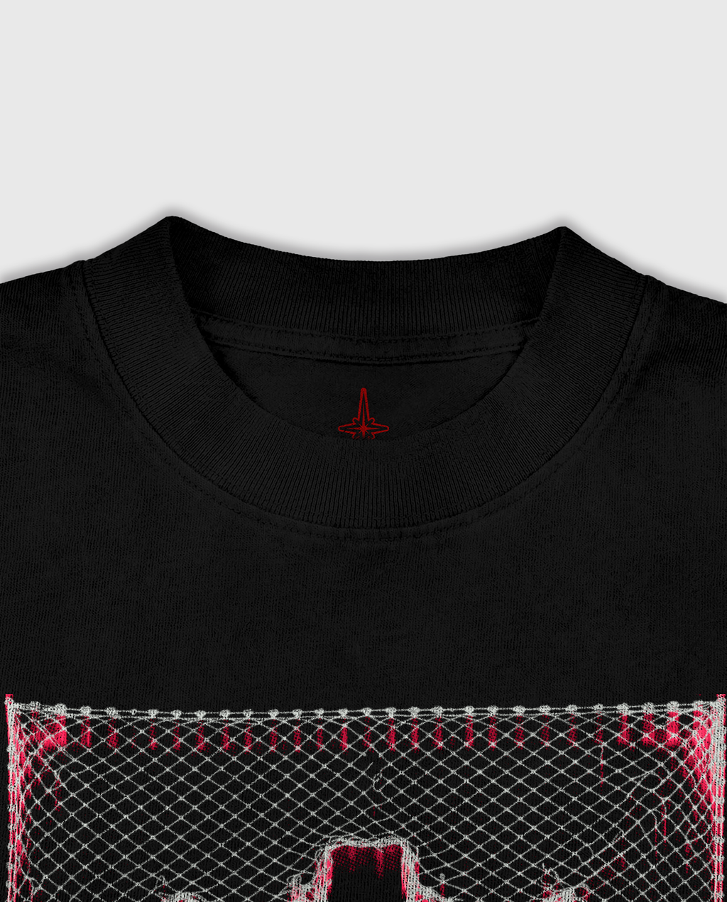 MALASNOTICIAS. Cherry Black T-Shirt