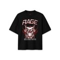 RAGE Tracto Black T-Shirt Oversized