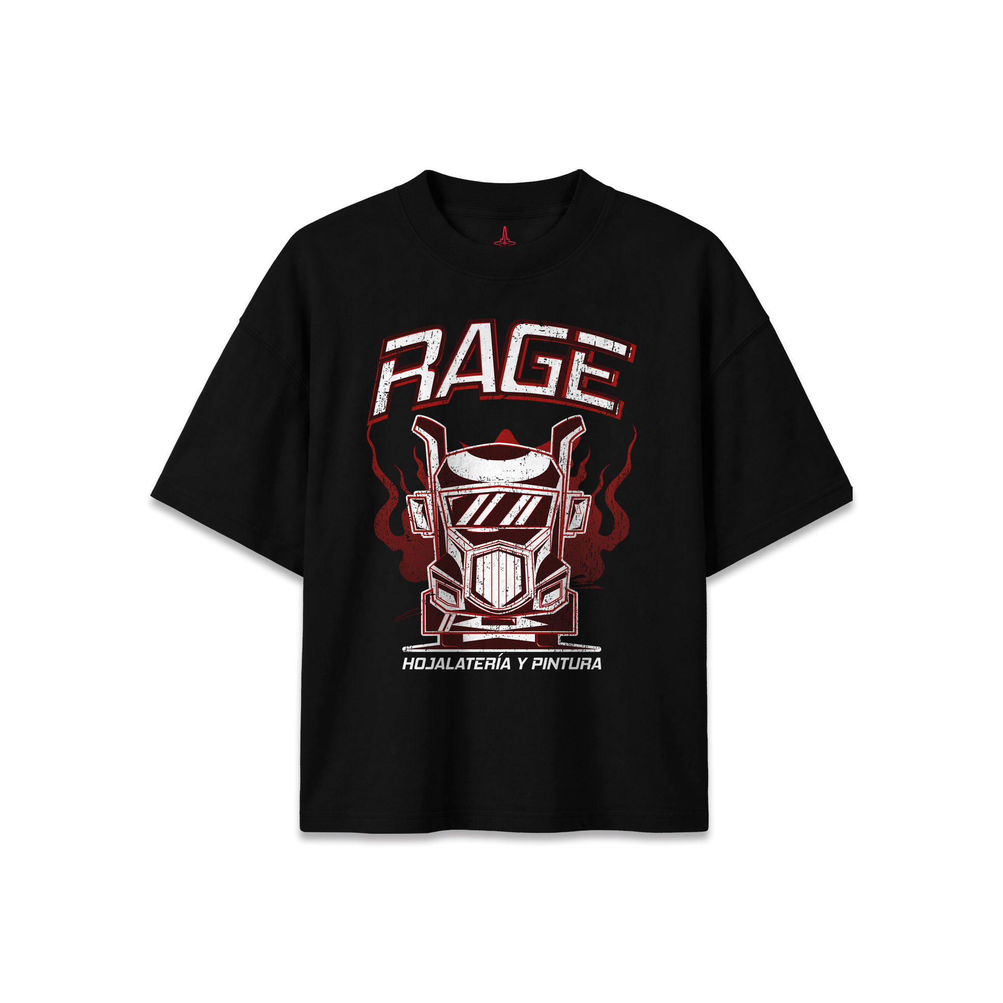 RAGE Tracto Black T-Shirt Oversized