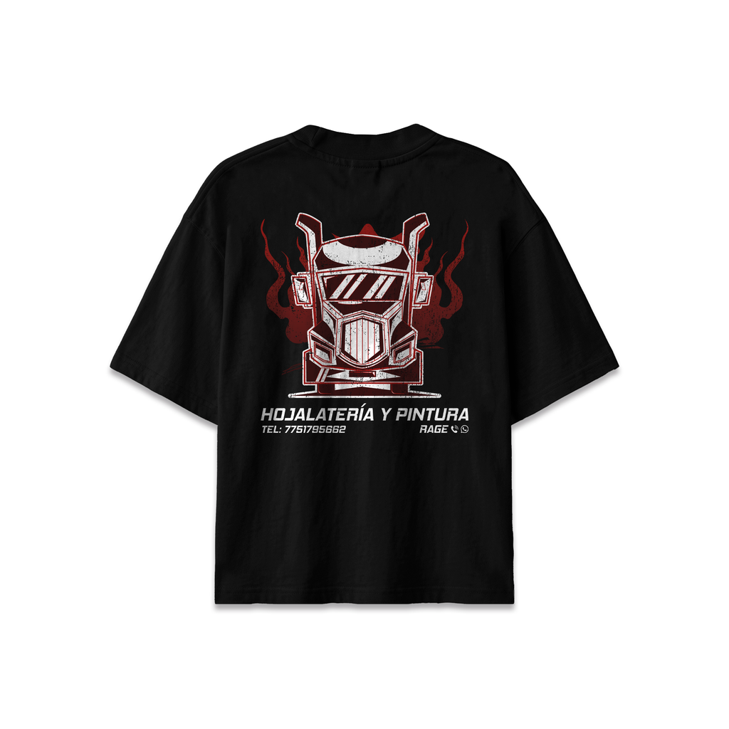 RAGE Coche Black T-Shirt Oversized
