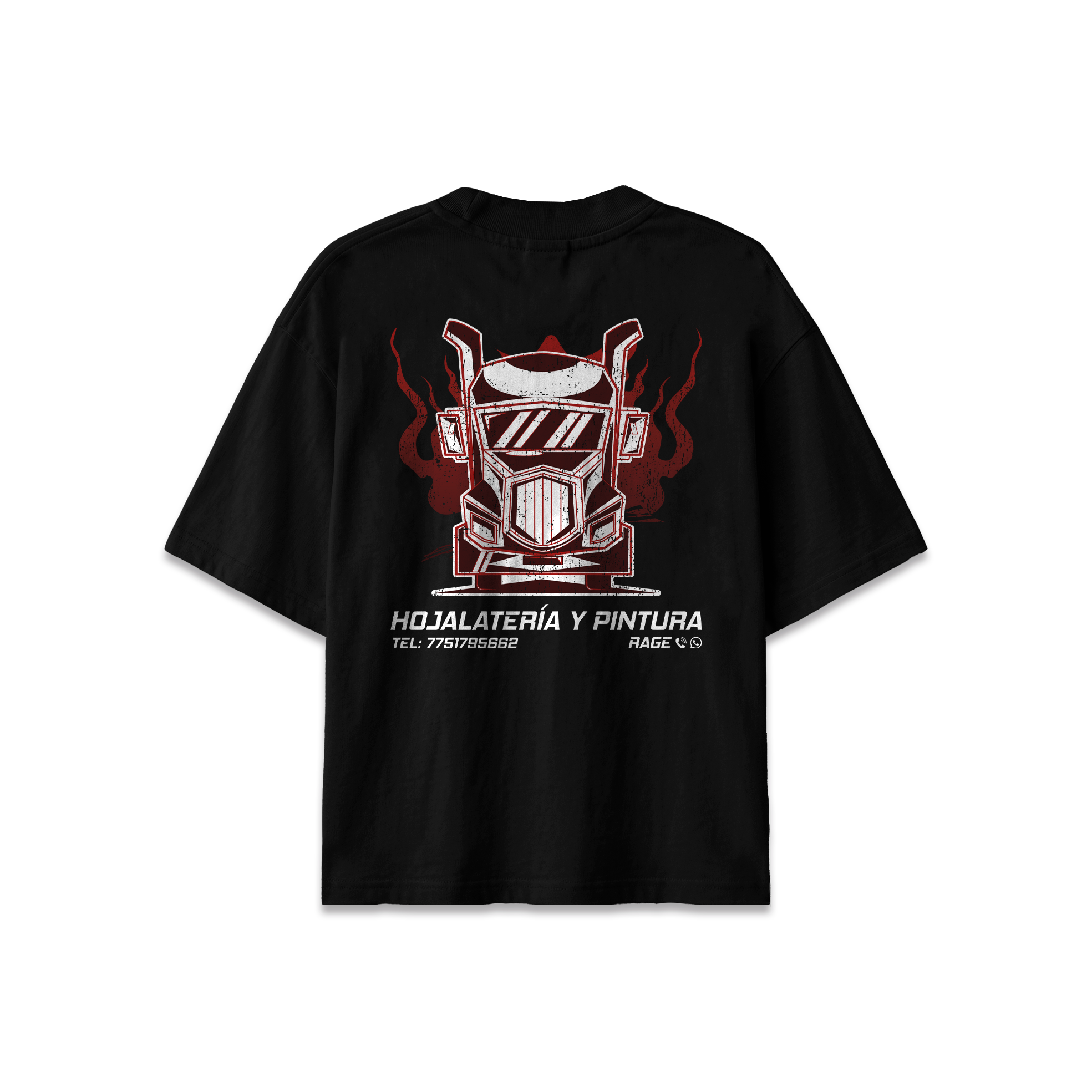 RAGE Coche Black T-Shirt Oversized