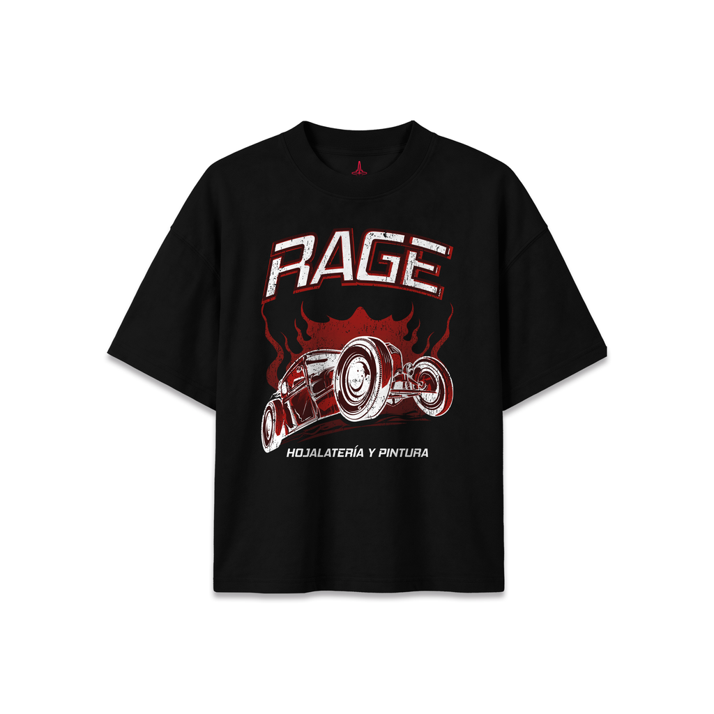 RAGE Coche Black T-Shirt Oversized