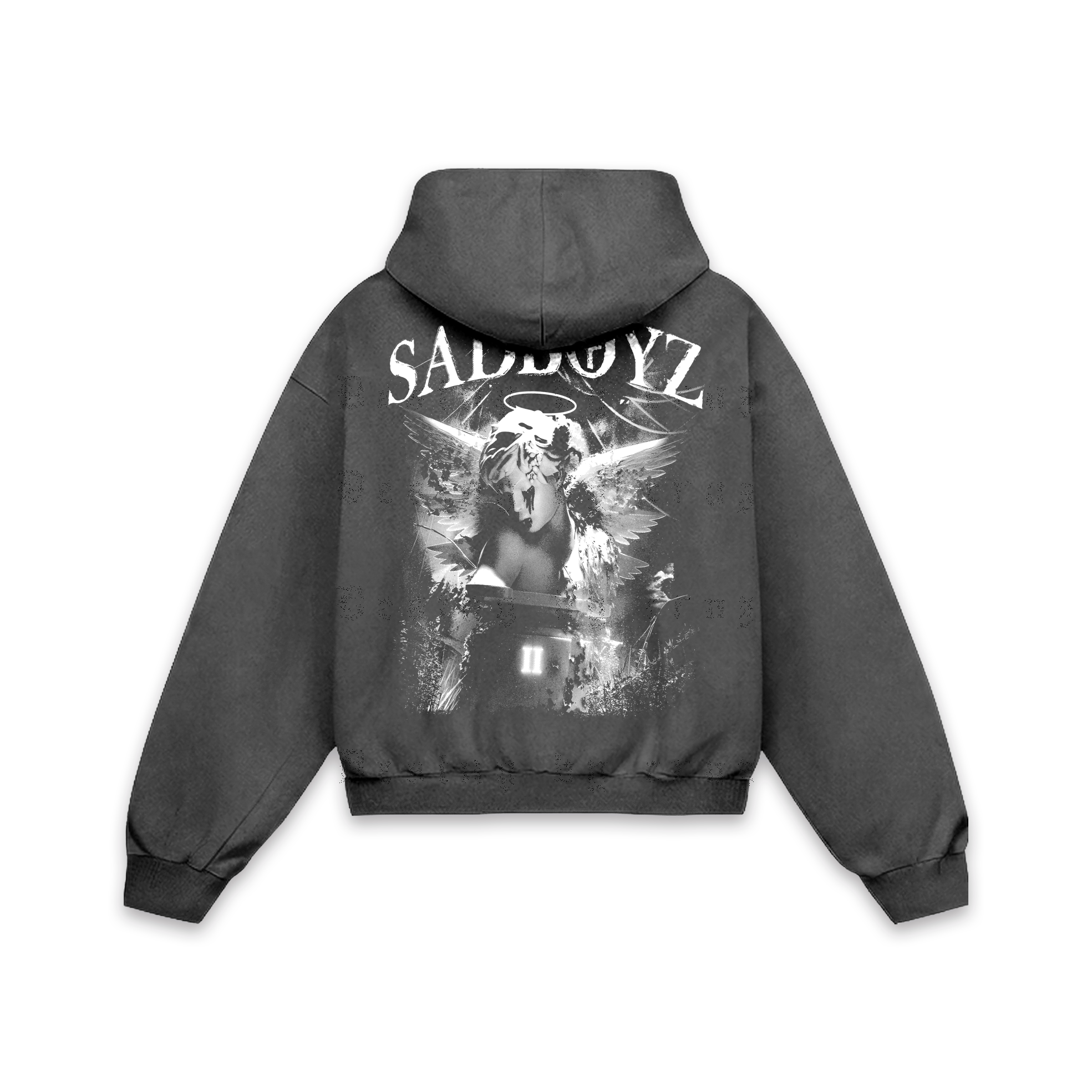 Sad Boyz 4 Life II Hoodie Gris Oxford