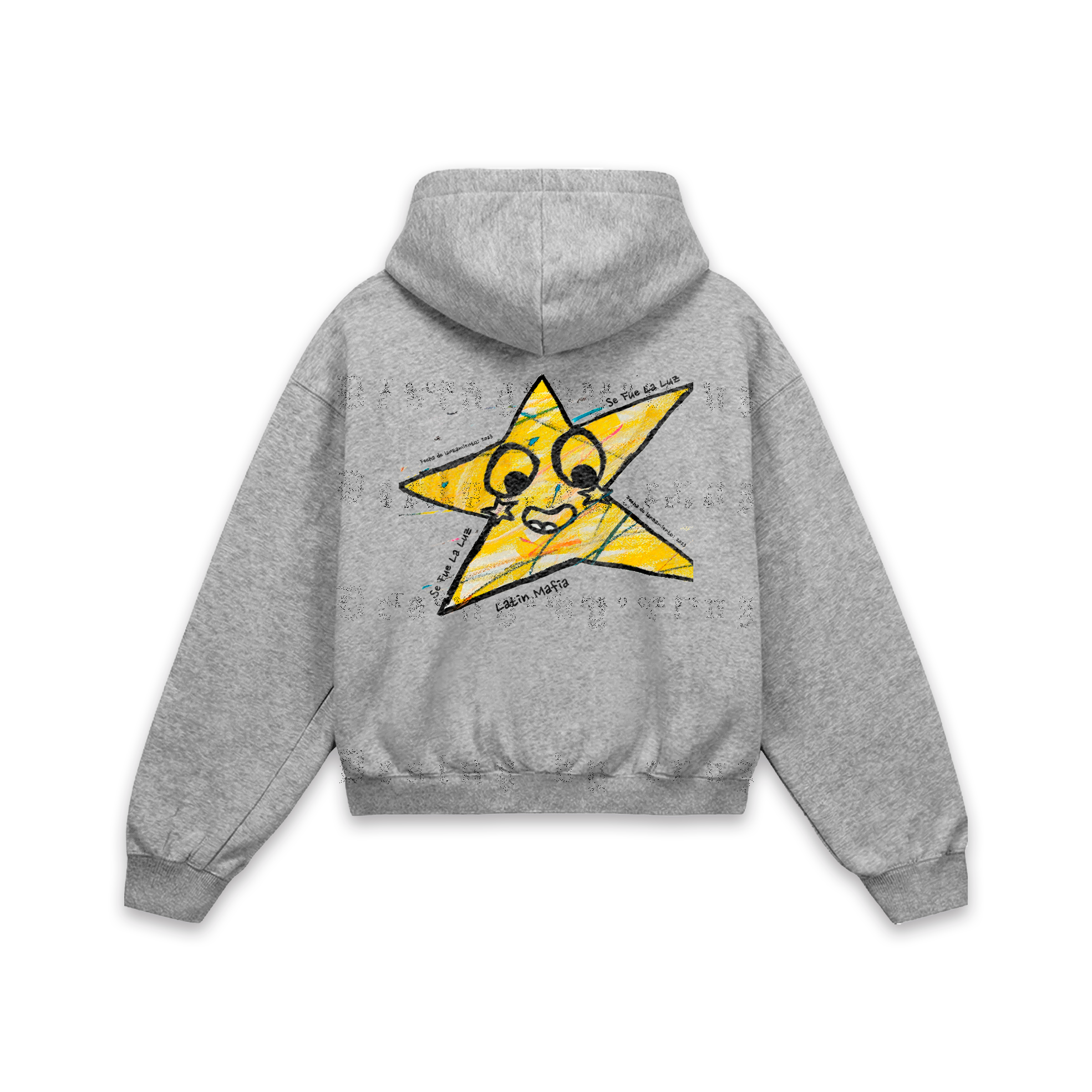 Se fue la luz Hoodie Gris Jaspe
