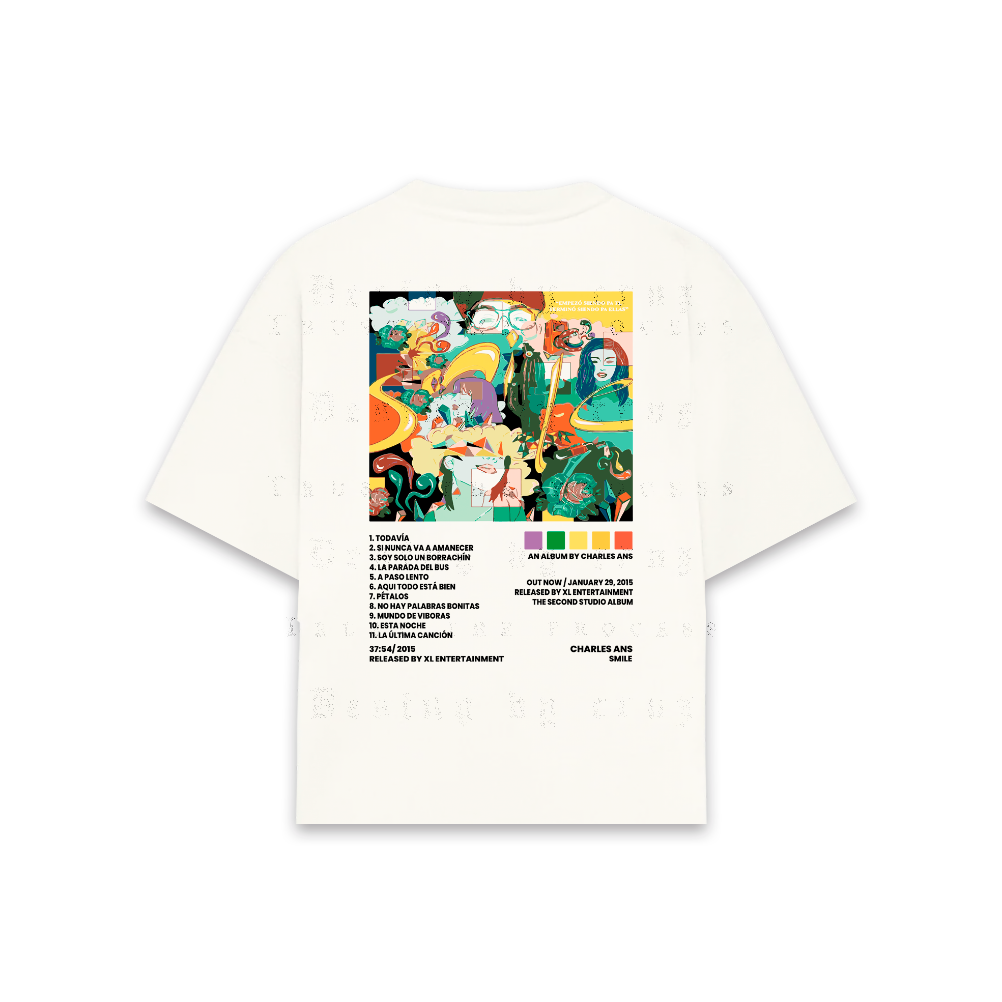 Smile Álbum T-Shirt Hueso