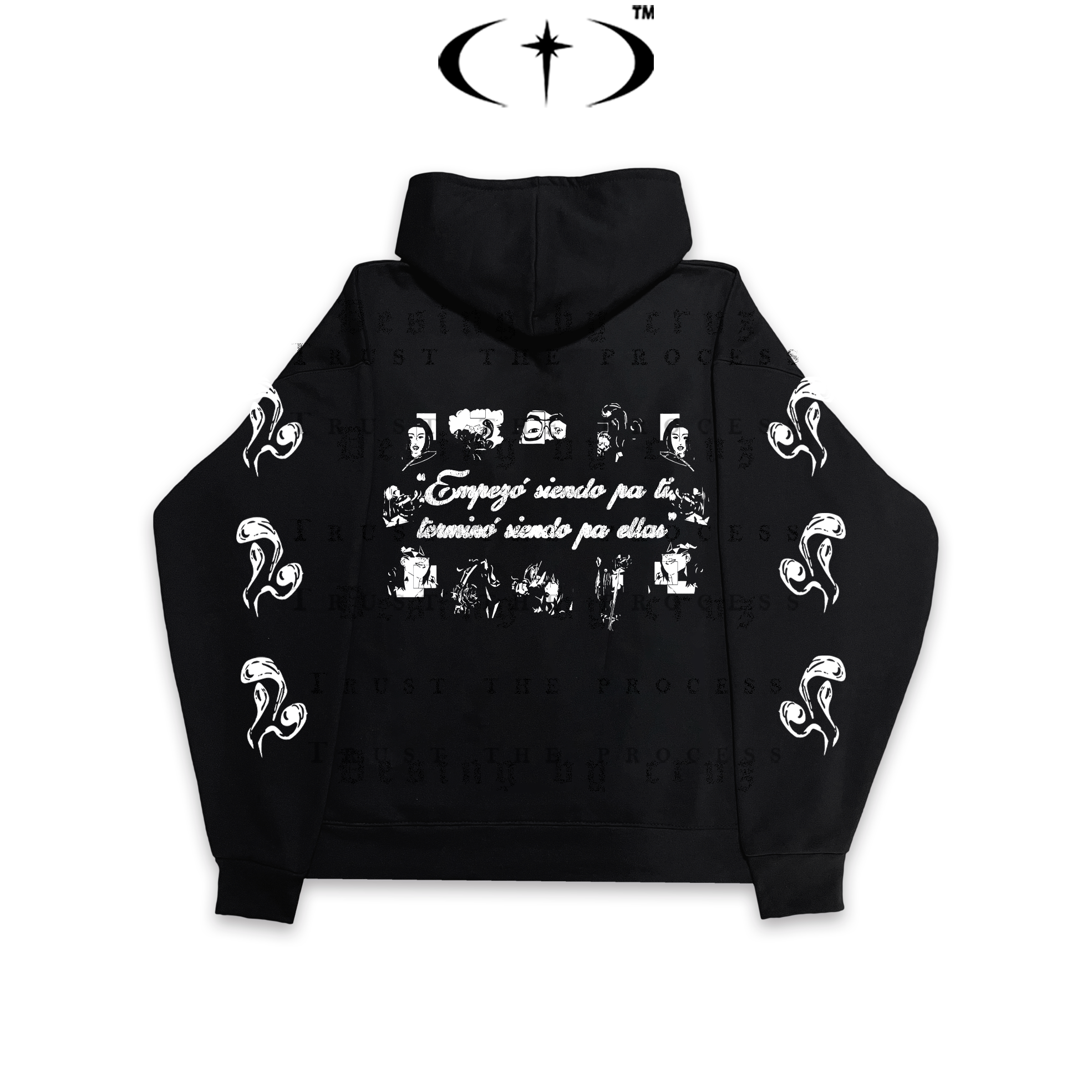 Smile "Empezó..." Hoodie Oversized