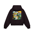 Smile Hoodie Wine Chocolate