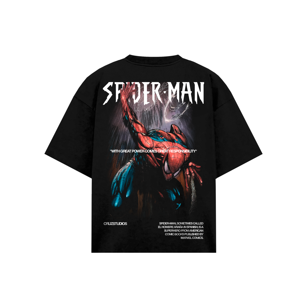 Spider-Man Classic Black T-Shirt