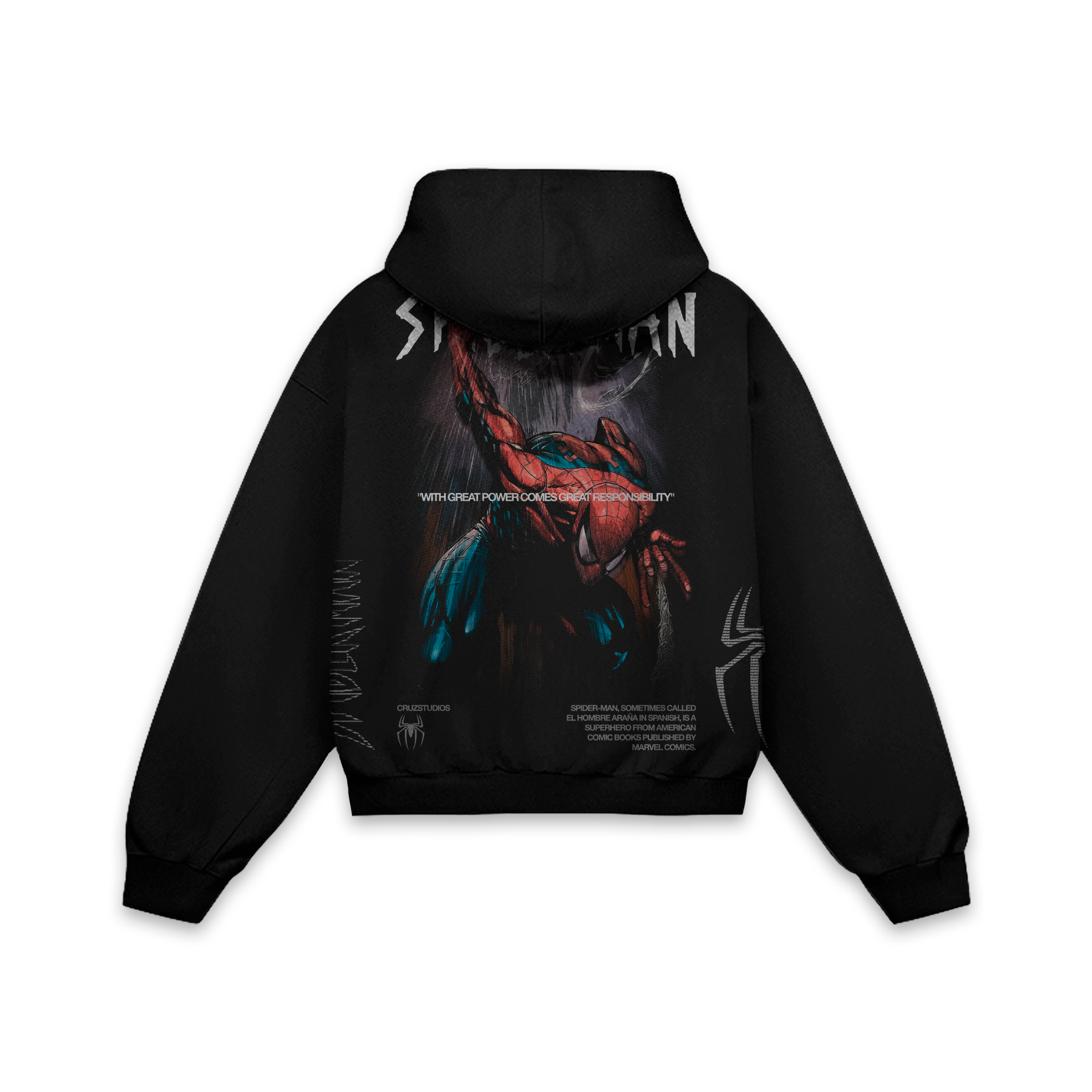 Spider-Man Classic Hoodie Vantablack