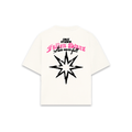 Stars Never Fall Pink Hueso T-Shirt