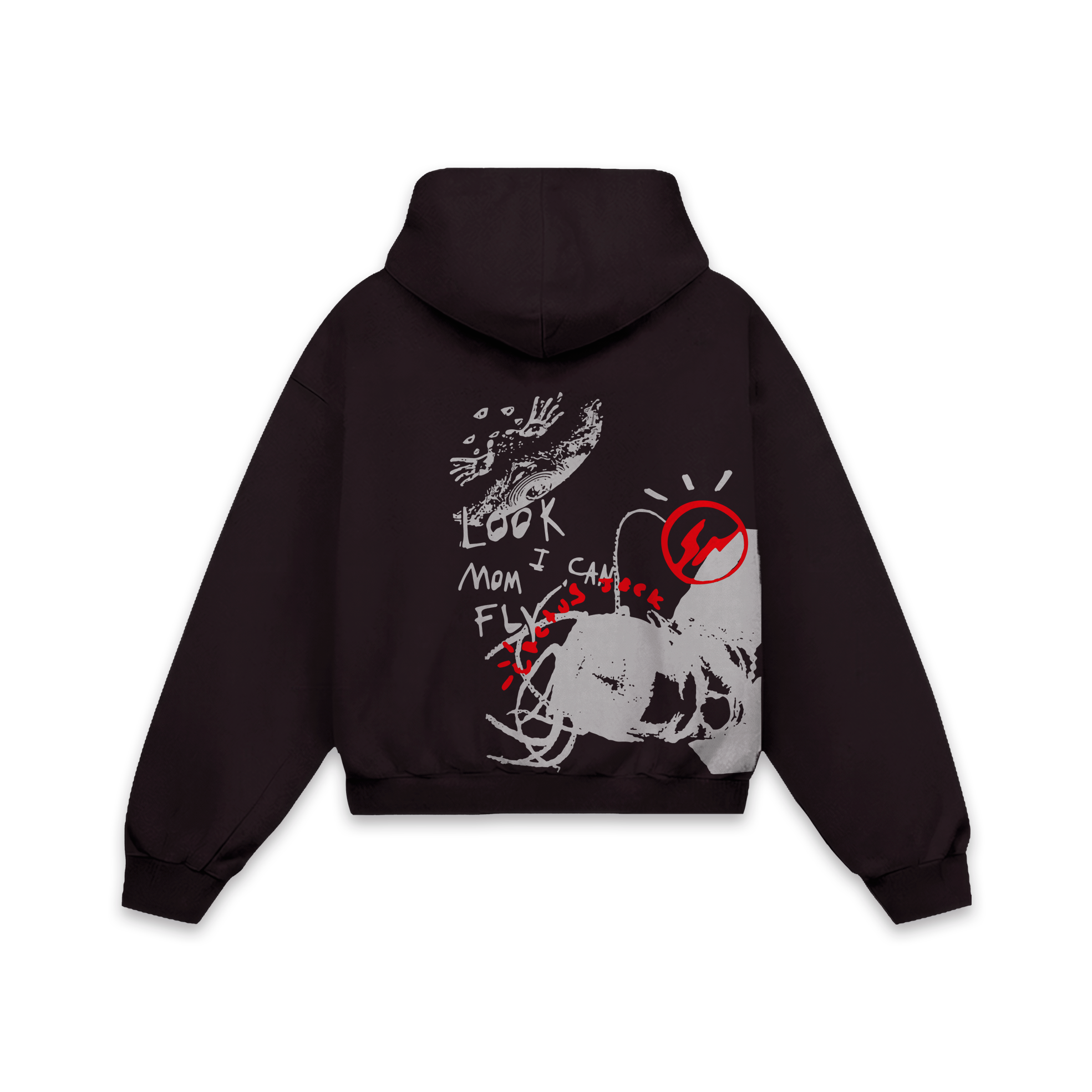 Utopía Hoodie Wine Chocolate