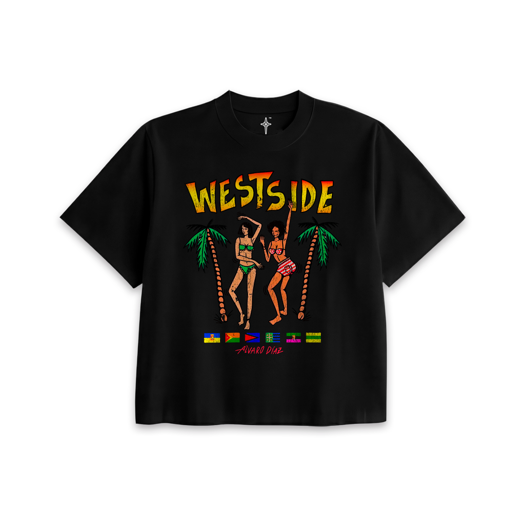 West Side Negra Crop Tee