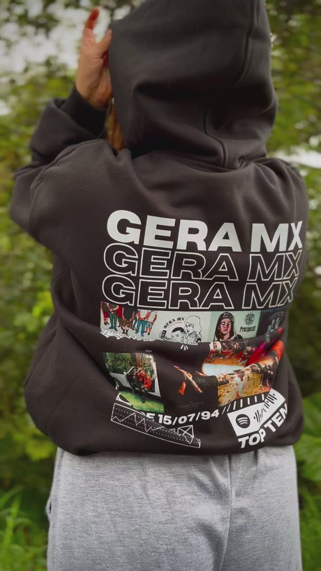 Gera MX Álbumes Hoodie Oversized