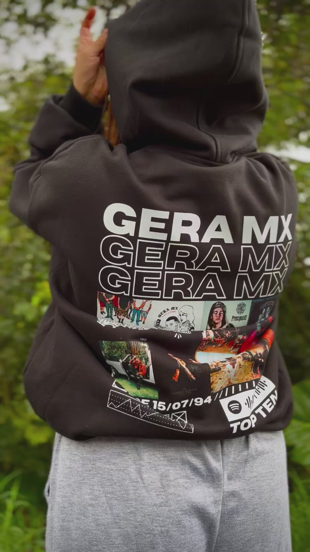 Gera MX Álbumes Hoodie Oversized