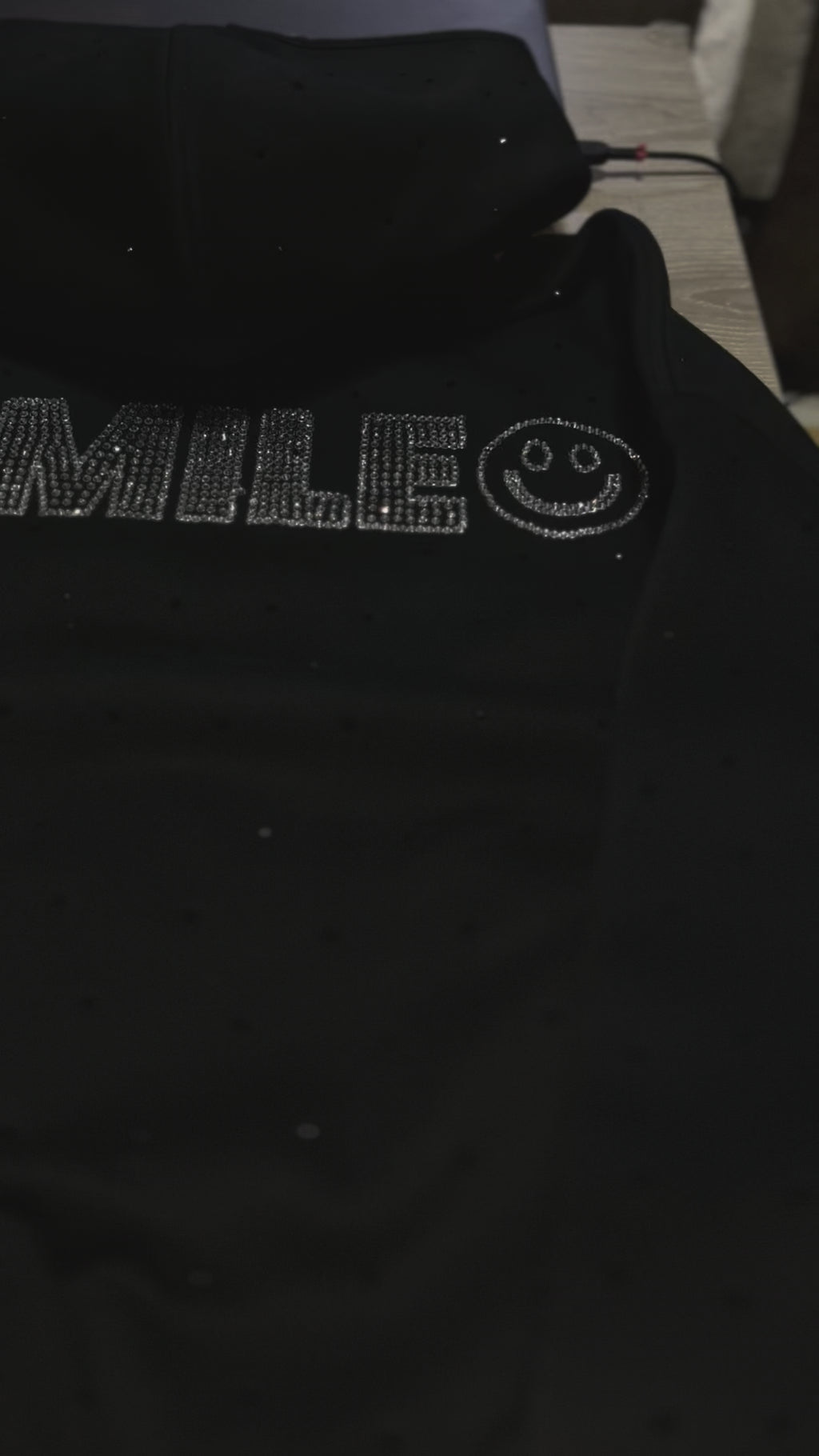 Smile Carita Crystals Hoodie