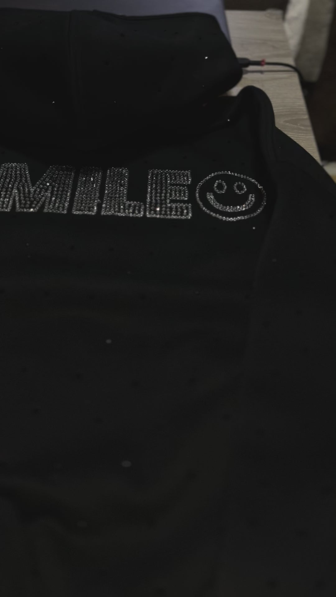 Smile Carita Crystals Hoodie
