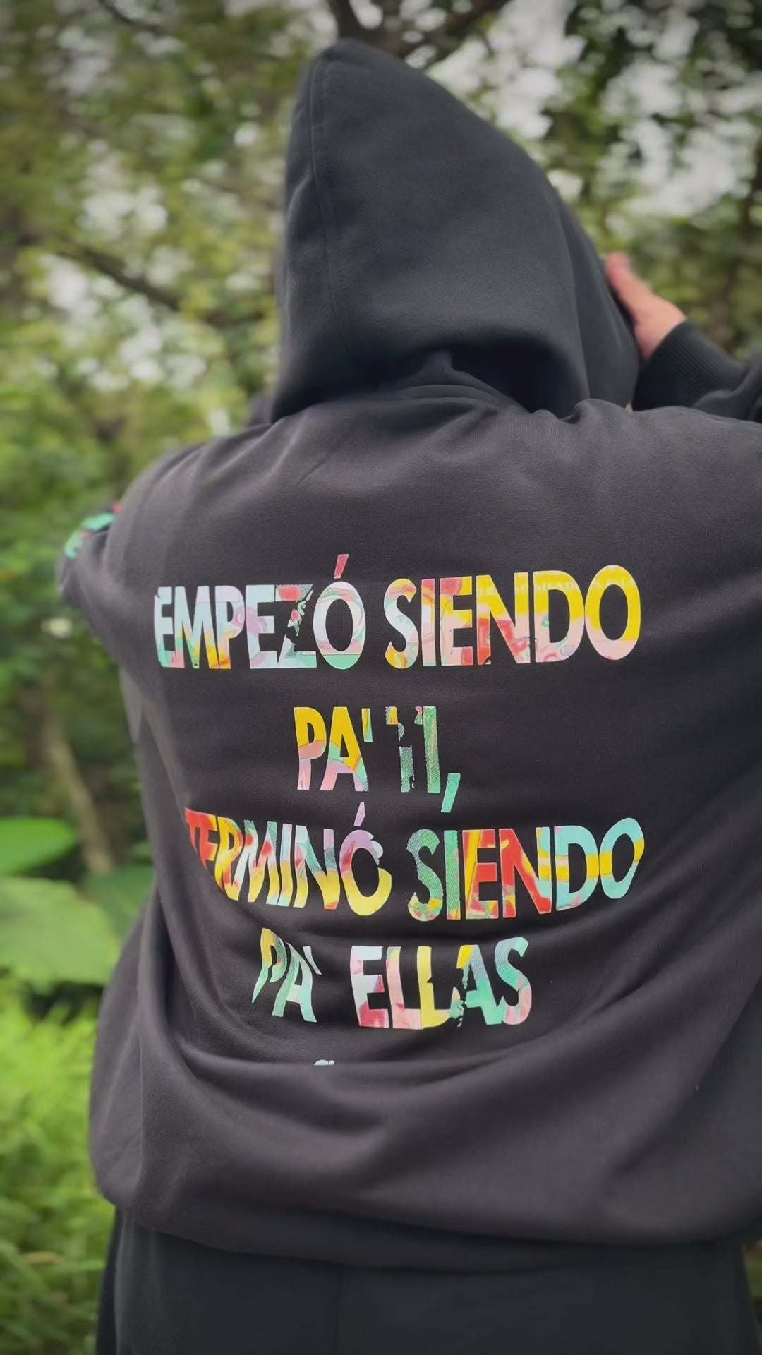 Last Smile Empezó Hoodie Oversized