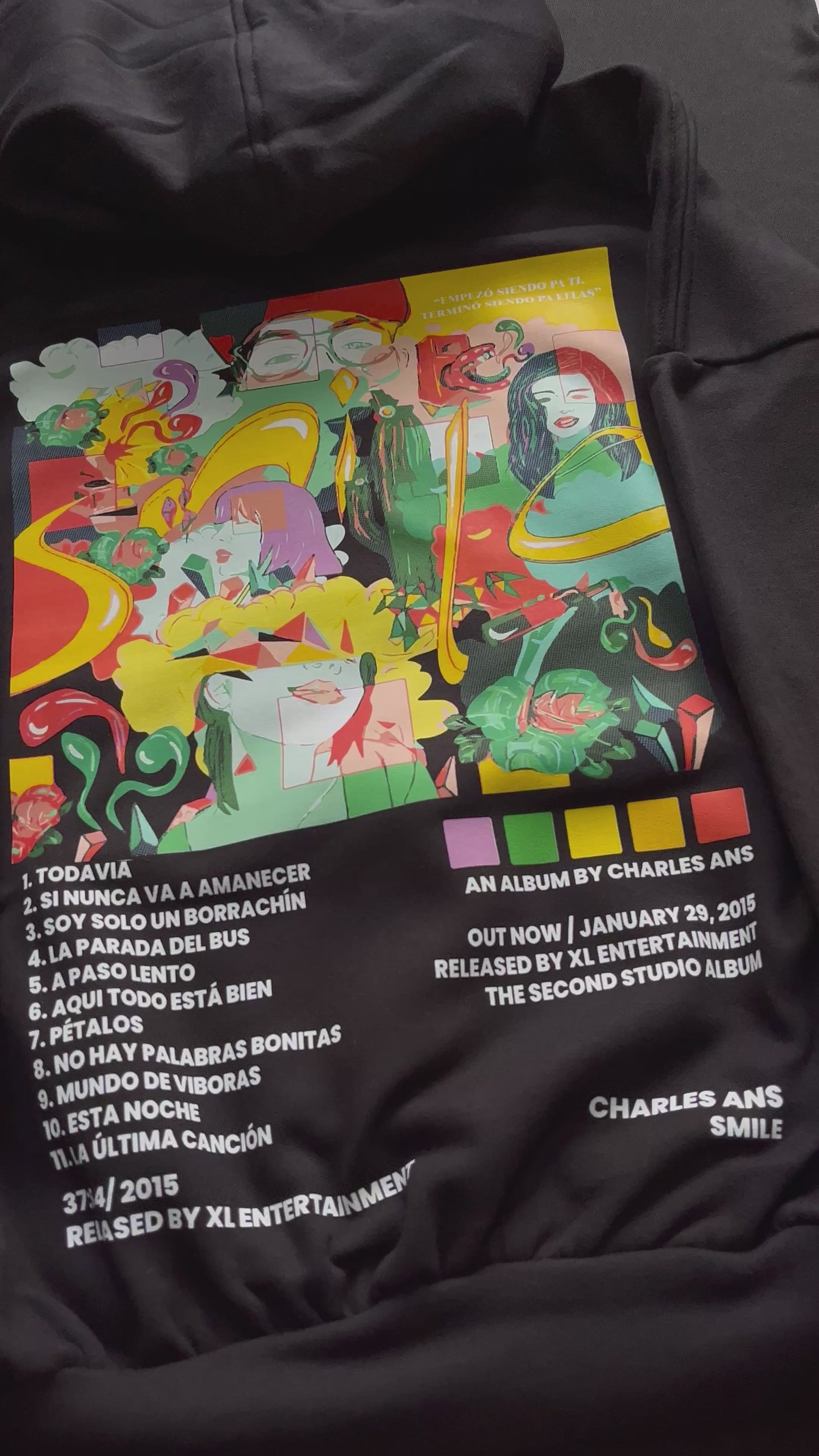 Smile Álbum Hoodie